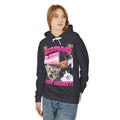 Lesbians Eat What?! Shocked Cats Unisex Lightweight Hooded Sweatshirt