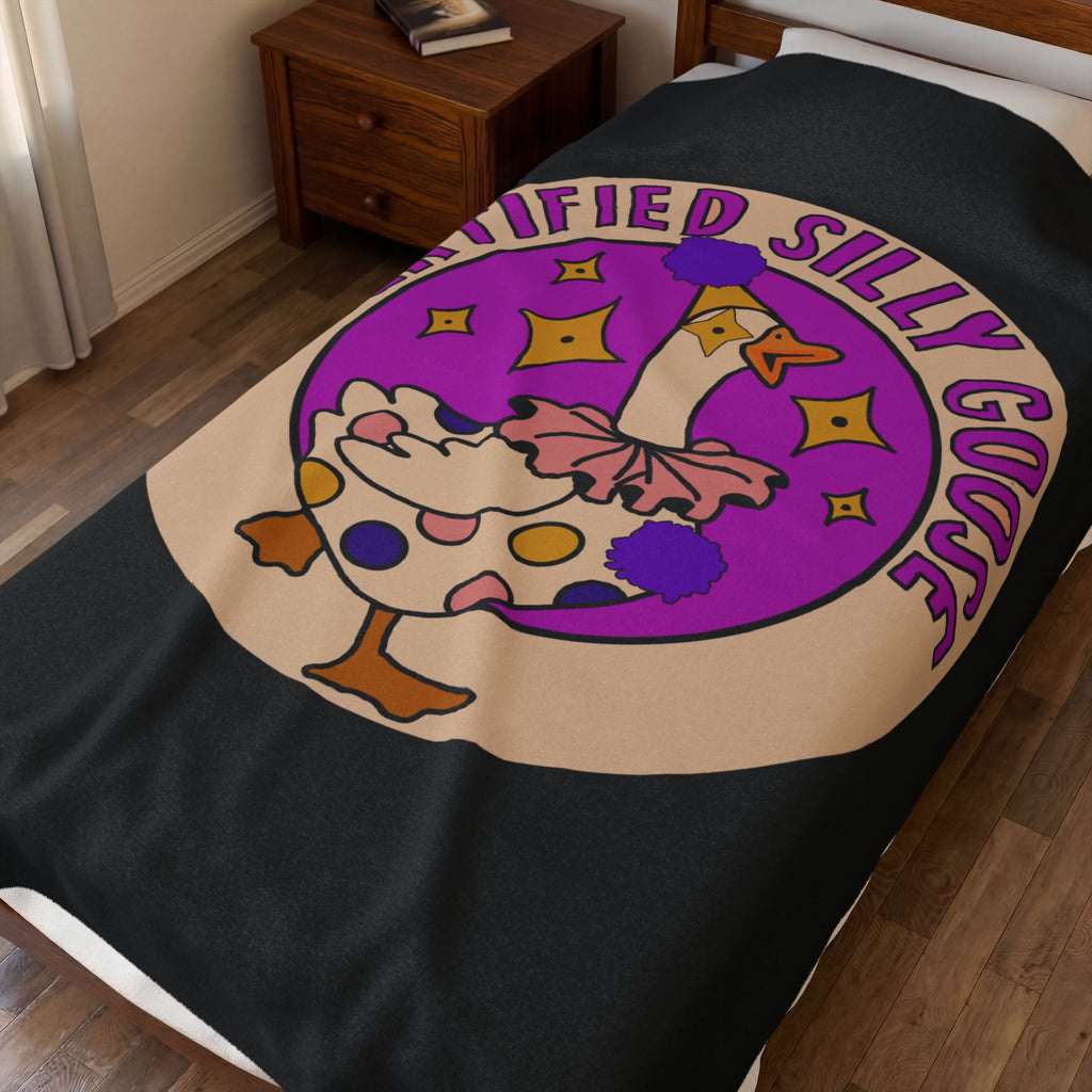Certified Silly Goose Velveteen Plush Blanket