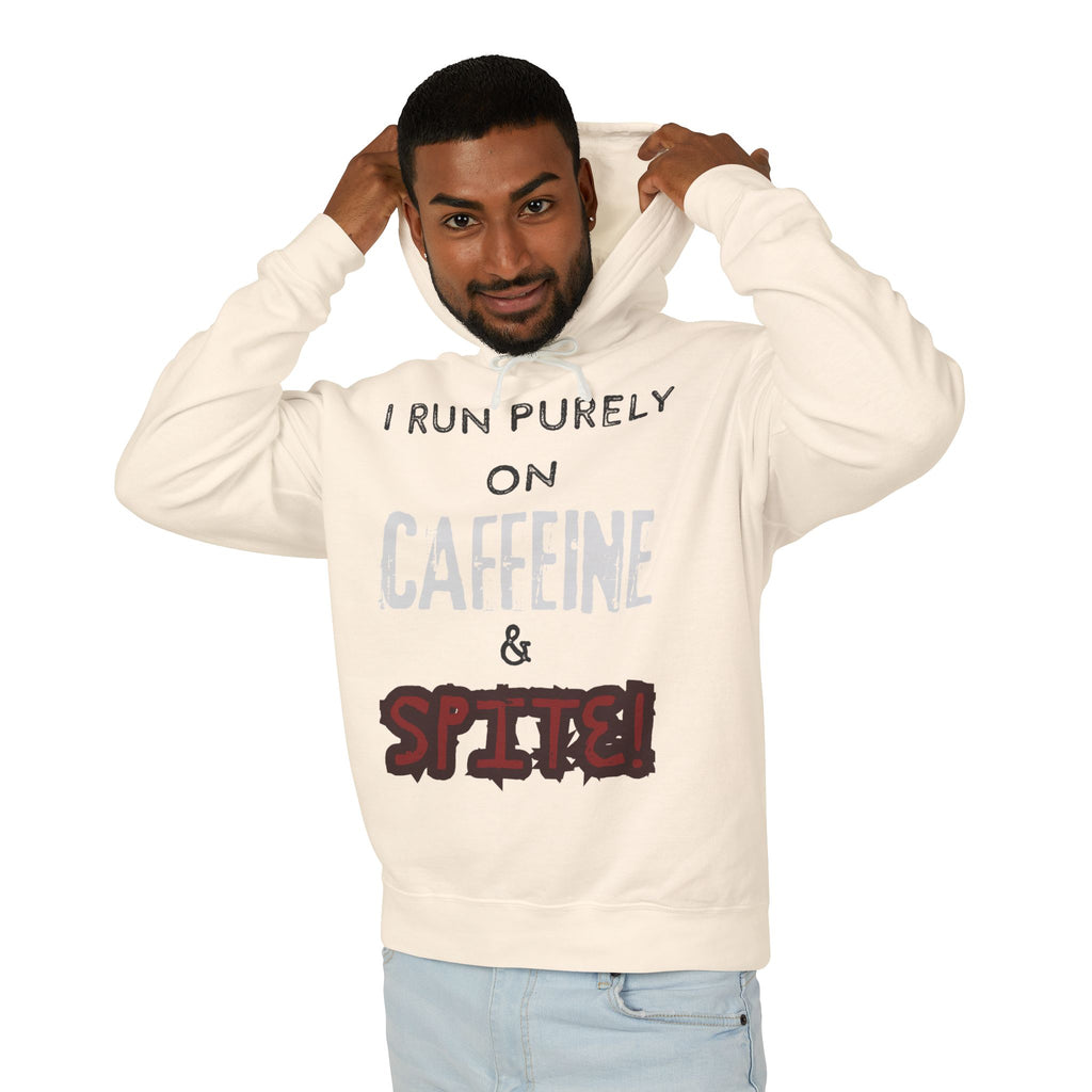 Caffeine and Spite Unisex Lightweight Hooded Sweatshirt