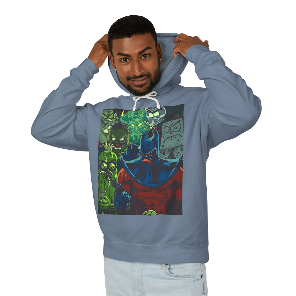 Spongebob Villains Unisex Lightweight Hooded Sweatshirt