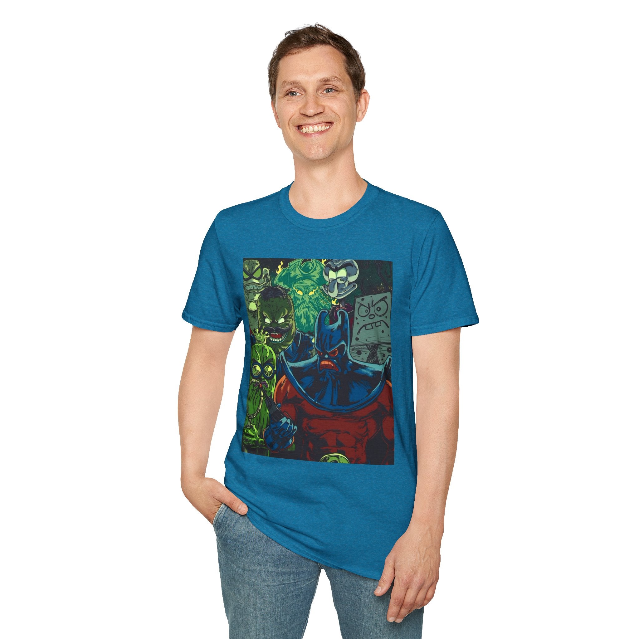 Spongebob Villains Unisex Softstyle T-Shirt