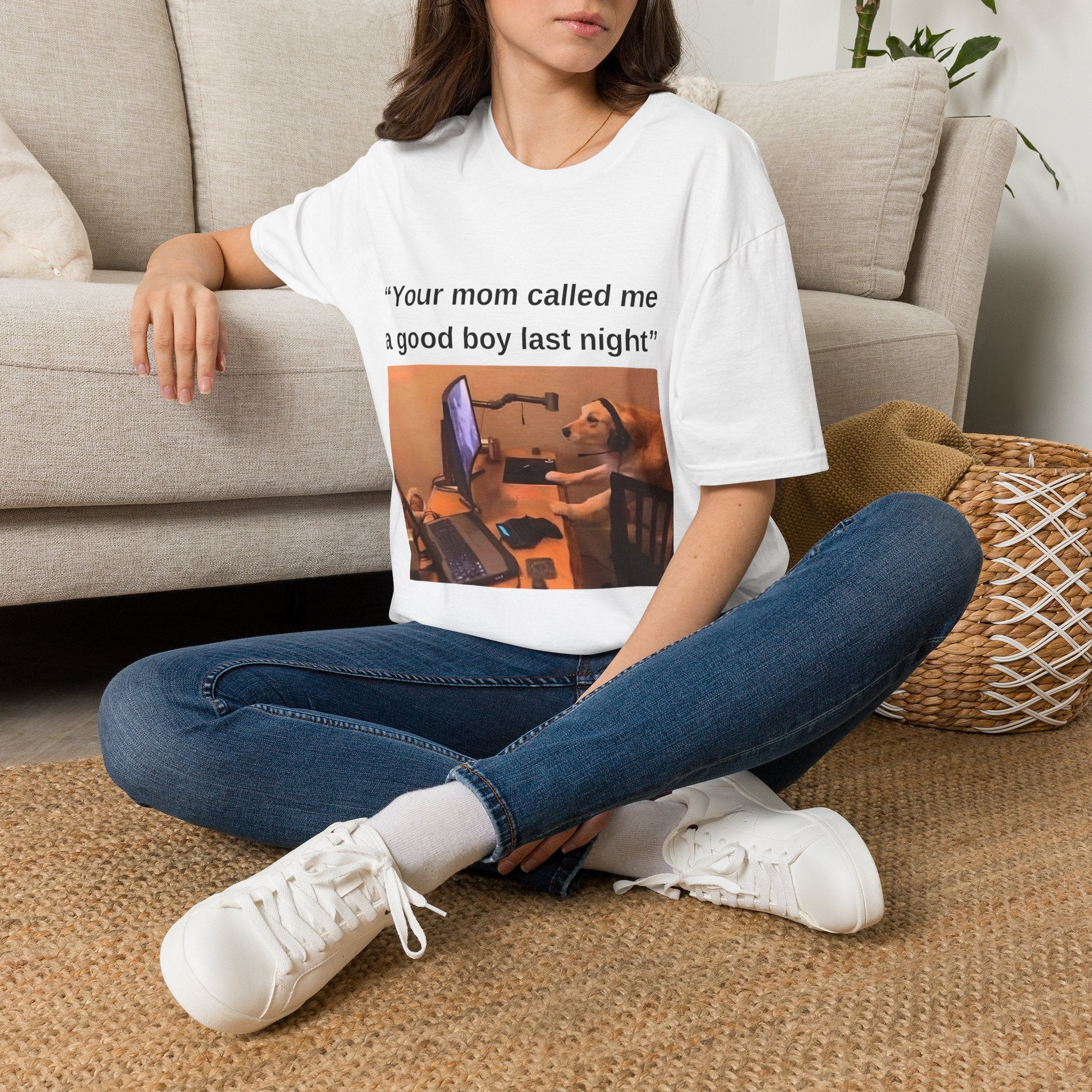Your Mom Called Me A Good Boy Unisex Softstyle T-Shirt