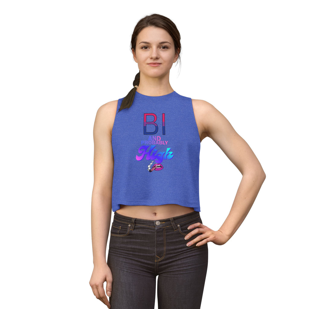 Bi and Probably High Women's Crop Top