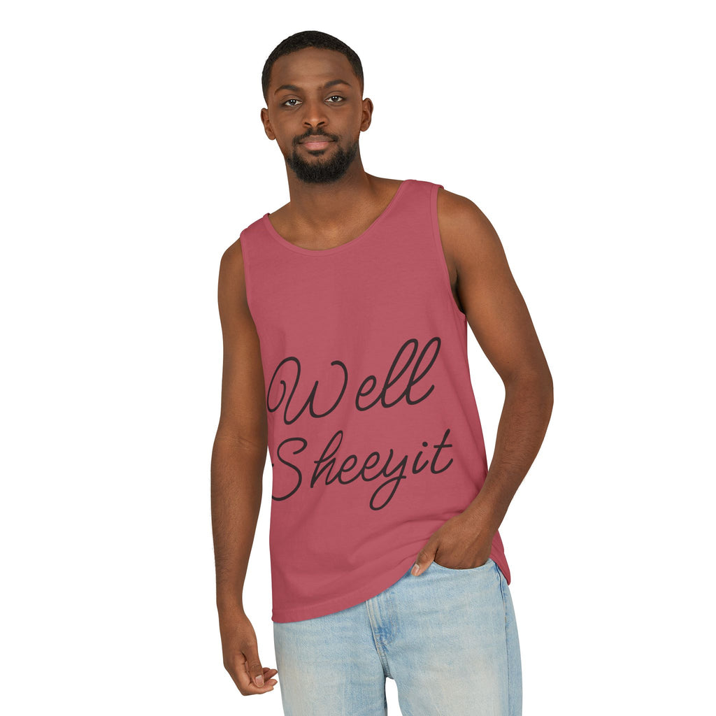 Well Sheeyit Unisex Garment-Dyed Tank Top