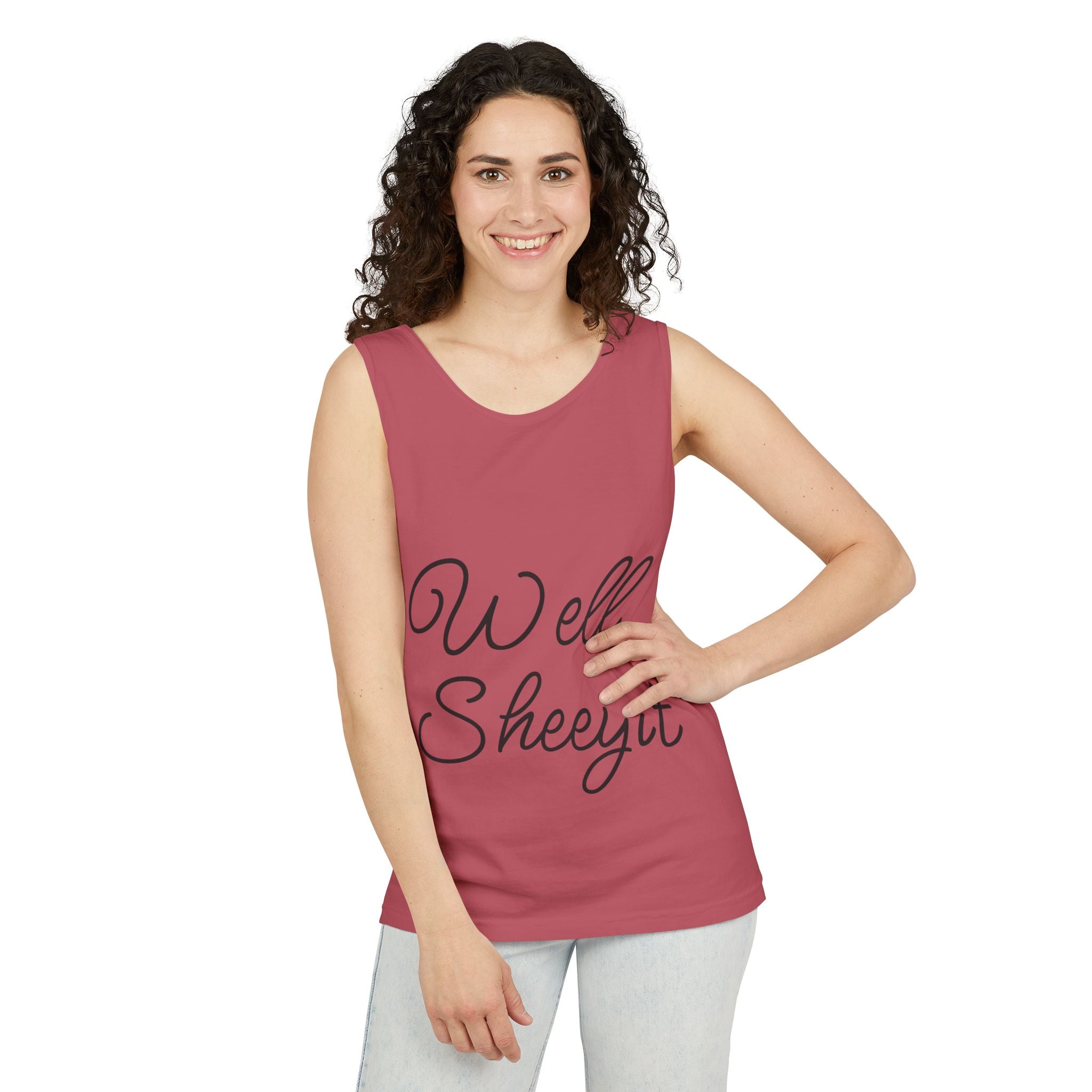 Well Sheeyit Unisex Garment-Dyed Tank Top
