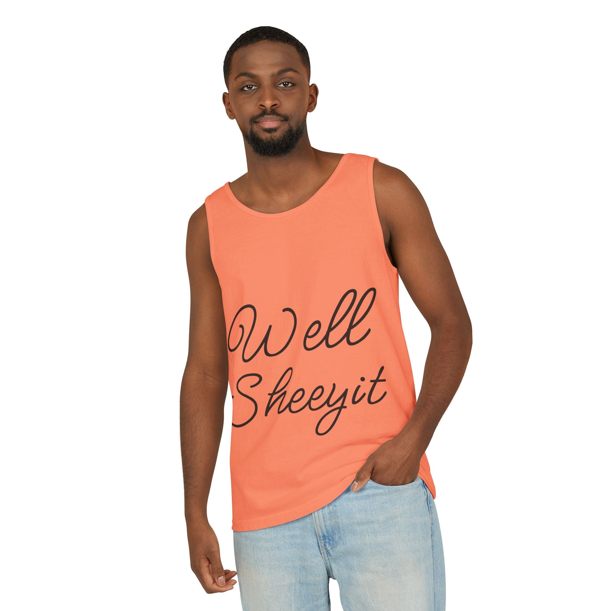 Well Sheeyit Unisex Garment-Dyed Tank Top