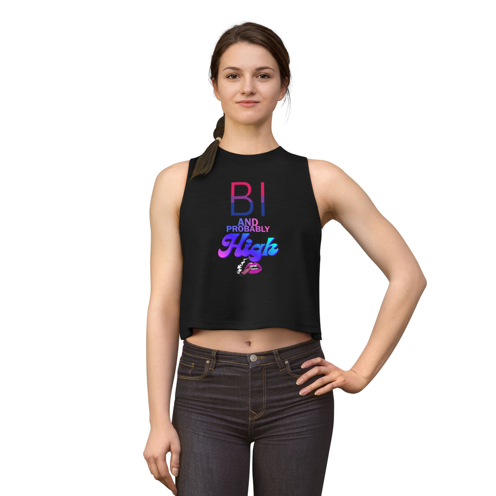 Bi and Probably High Women's Crop Top