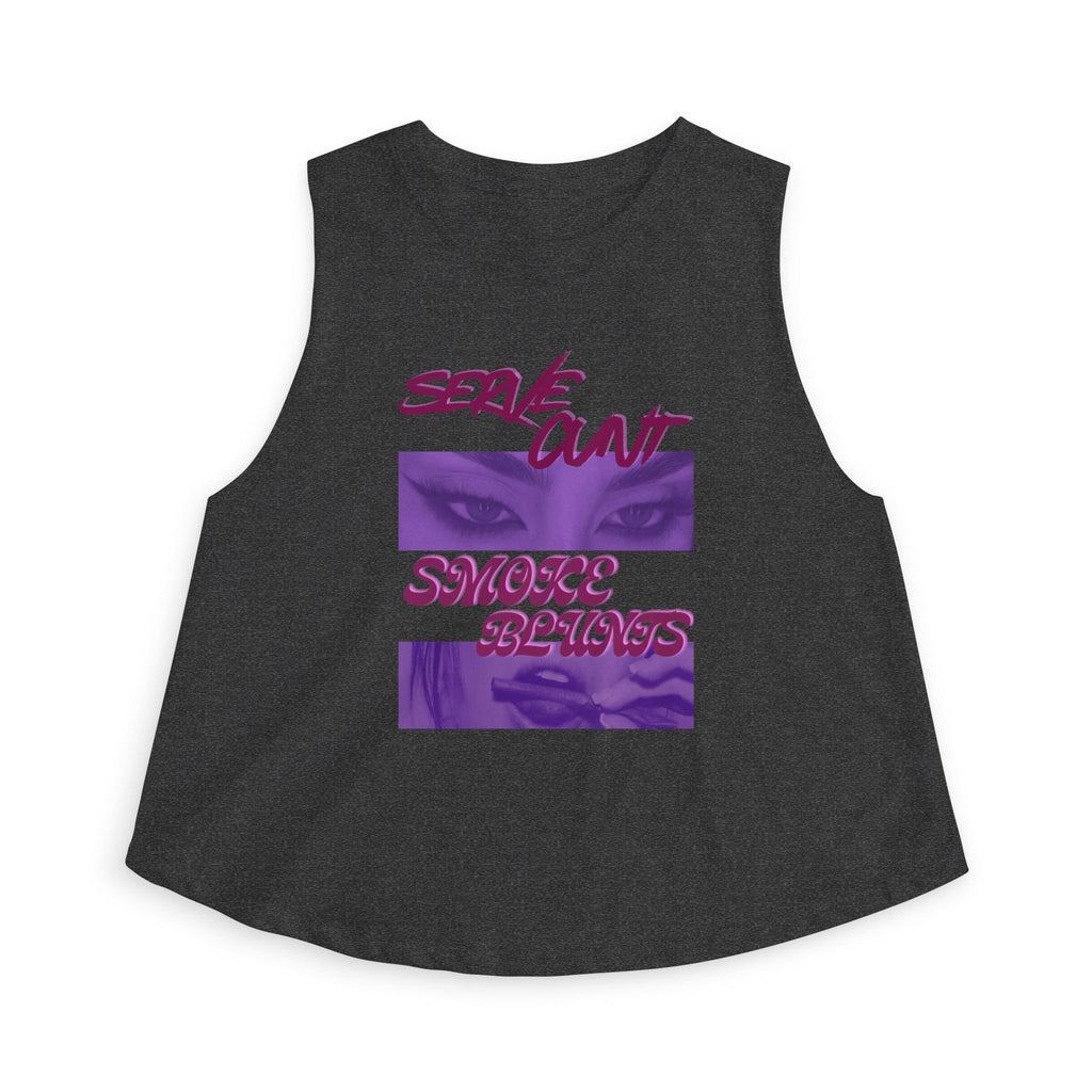 Serve C*nt and Smoke Blunts Women's Crop Top