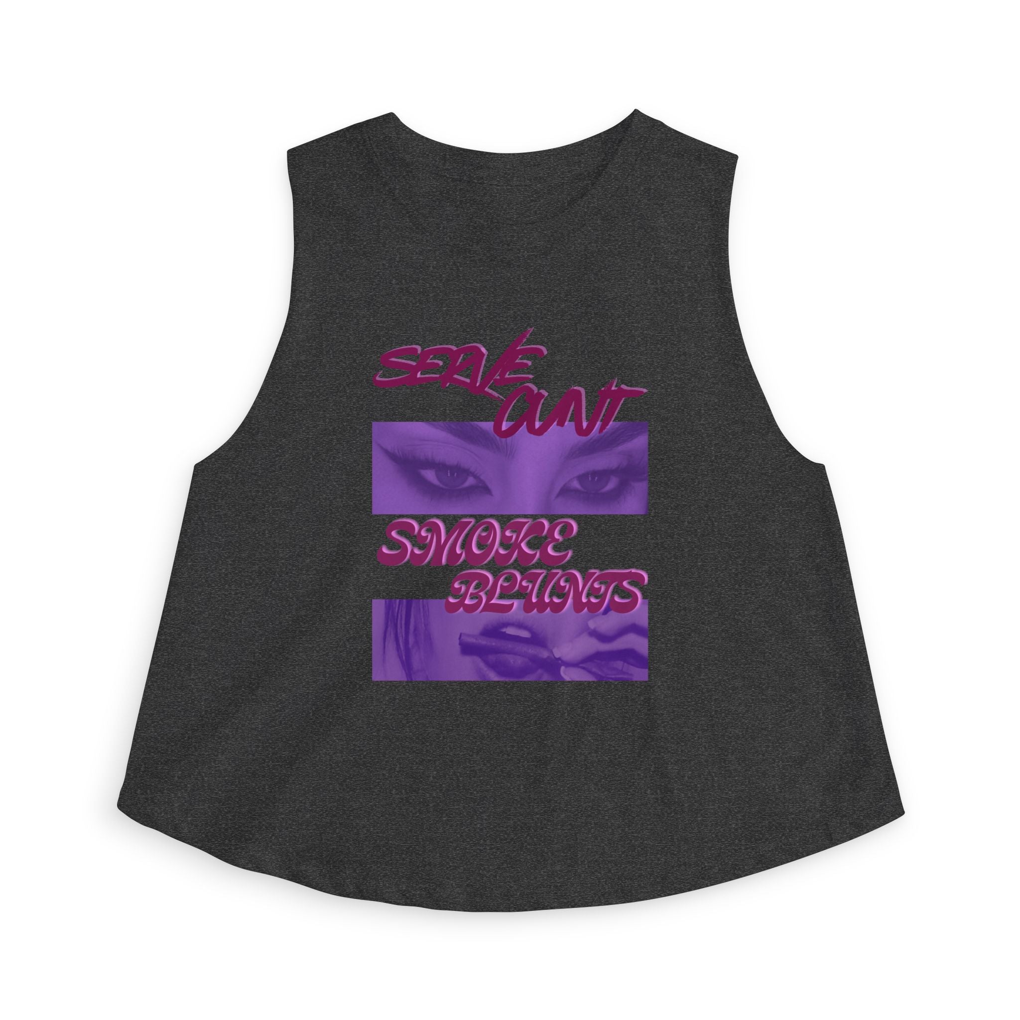 Serve C*nt and Smoke Blunts Women's Crop Top
