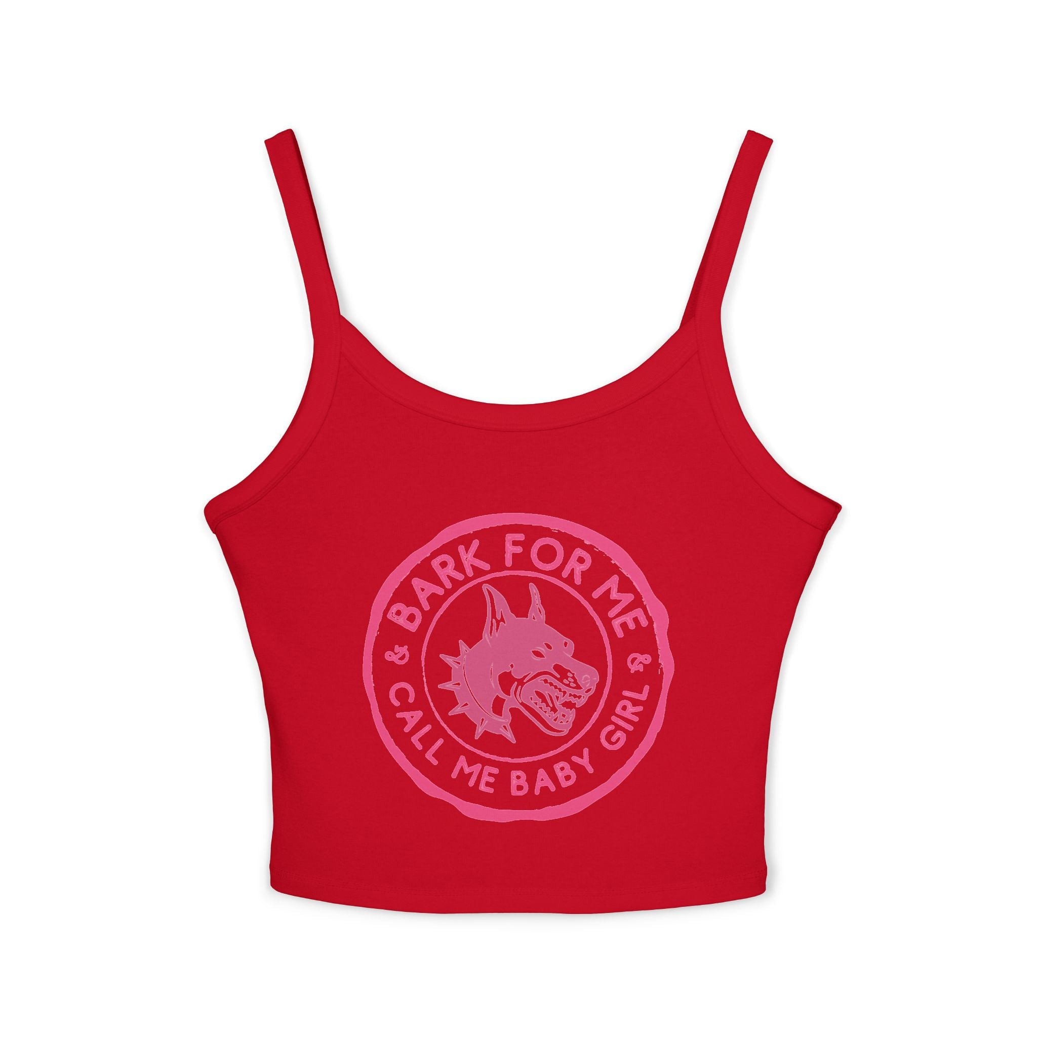 Bark for Me! Women's Spaghetti Strap Tank Top