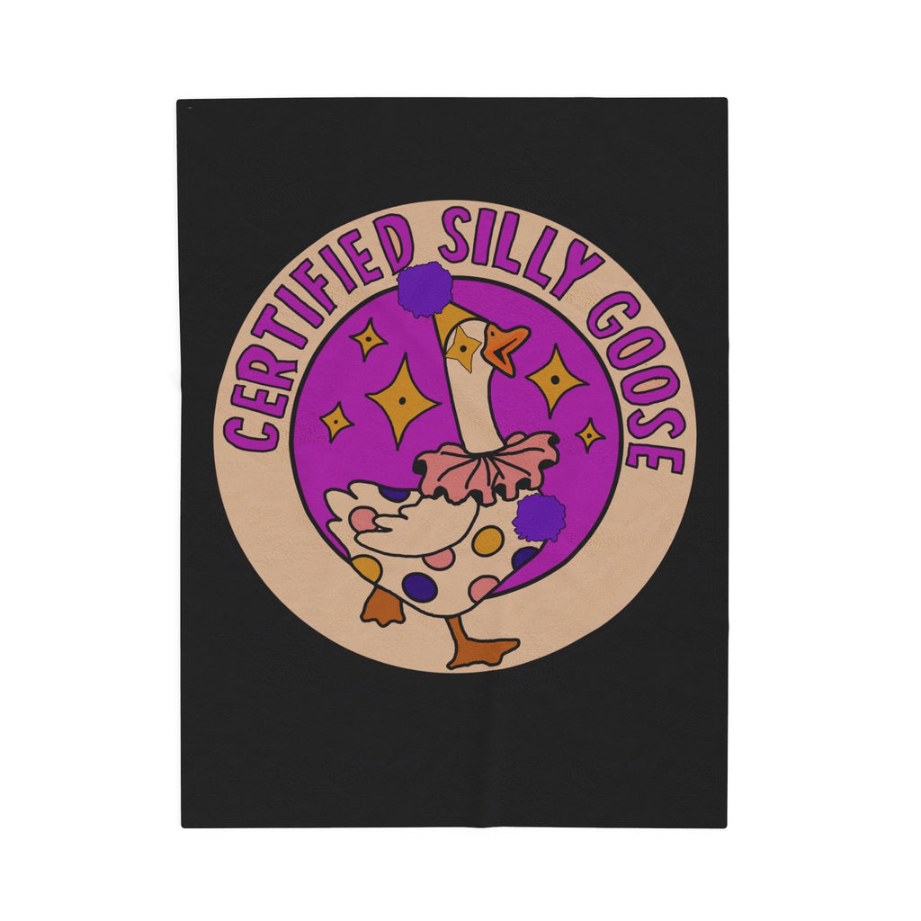 Certified Silly Goose Velveteen Plush Blanket