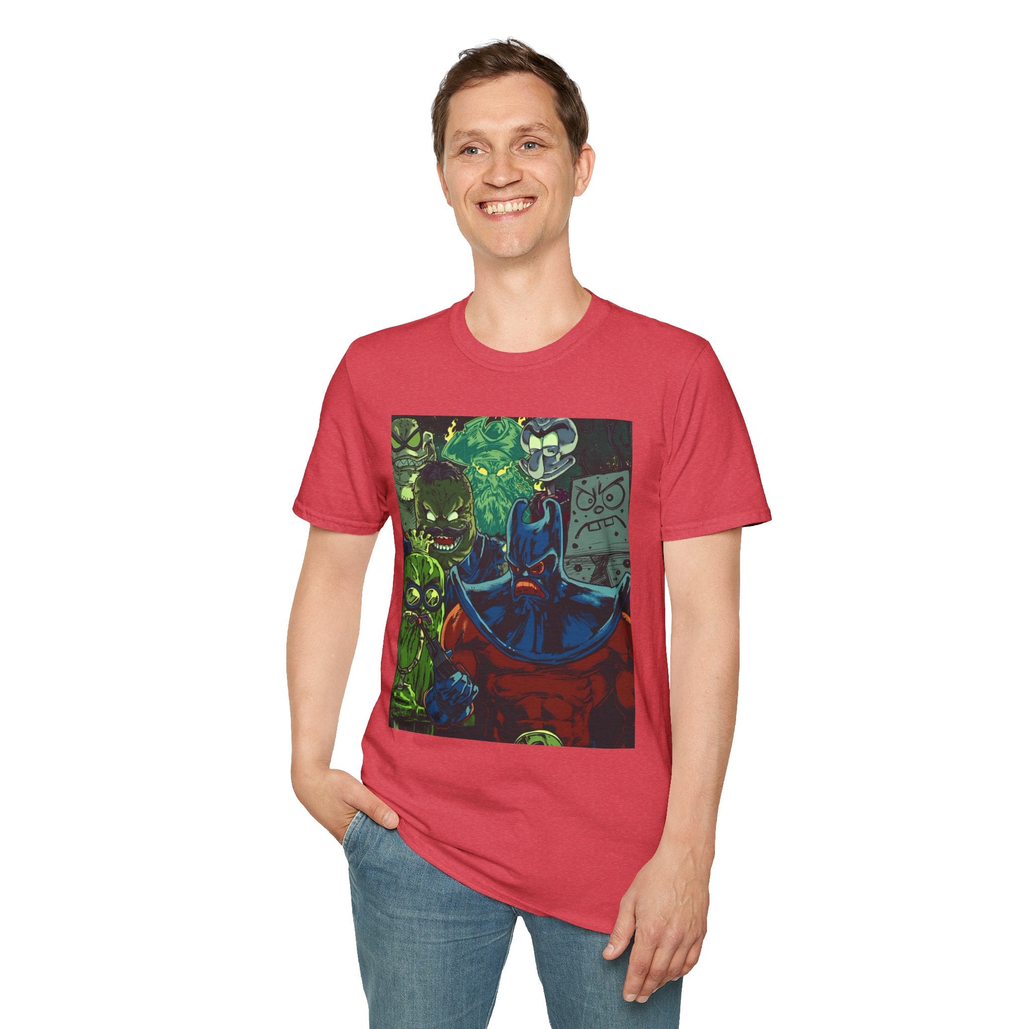 Spongebob Villains Unisex Softstyle T-Shirt