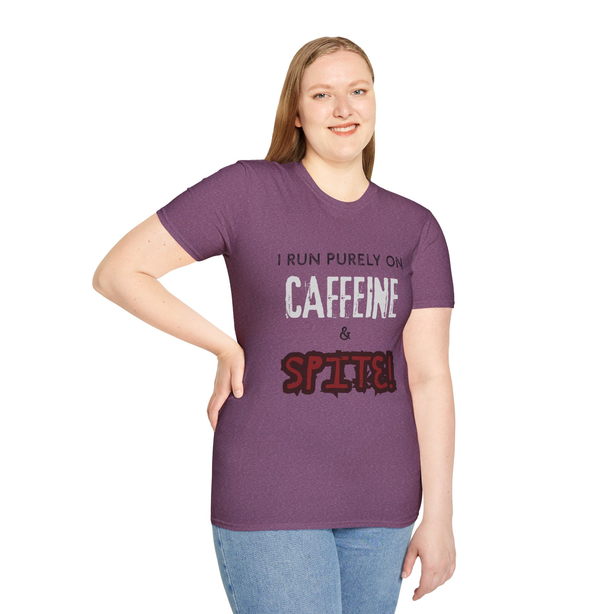Caffeine and Spite Unisex Softstyle T-Shirt