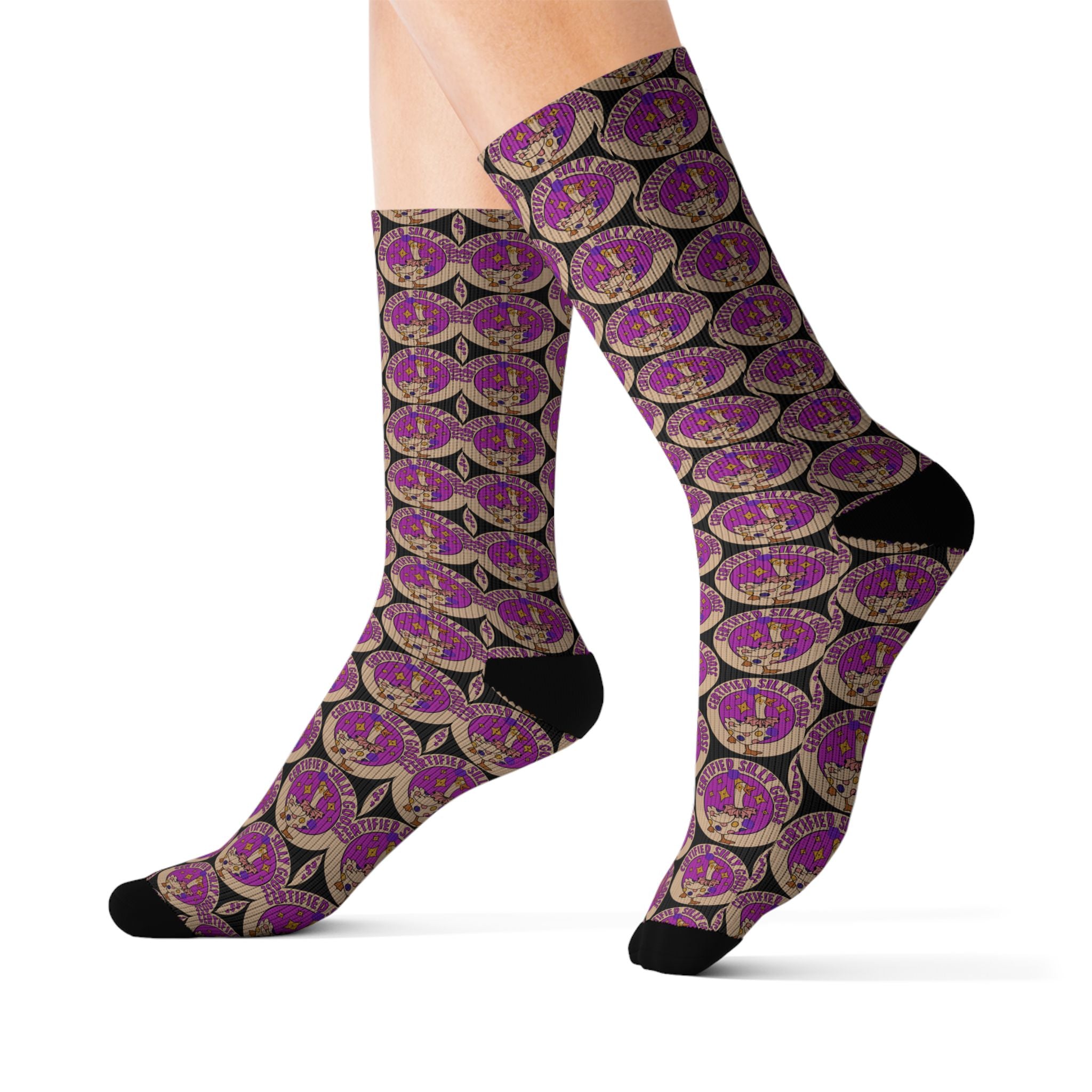 Certified Silly Goose Sublimation Socks