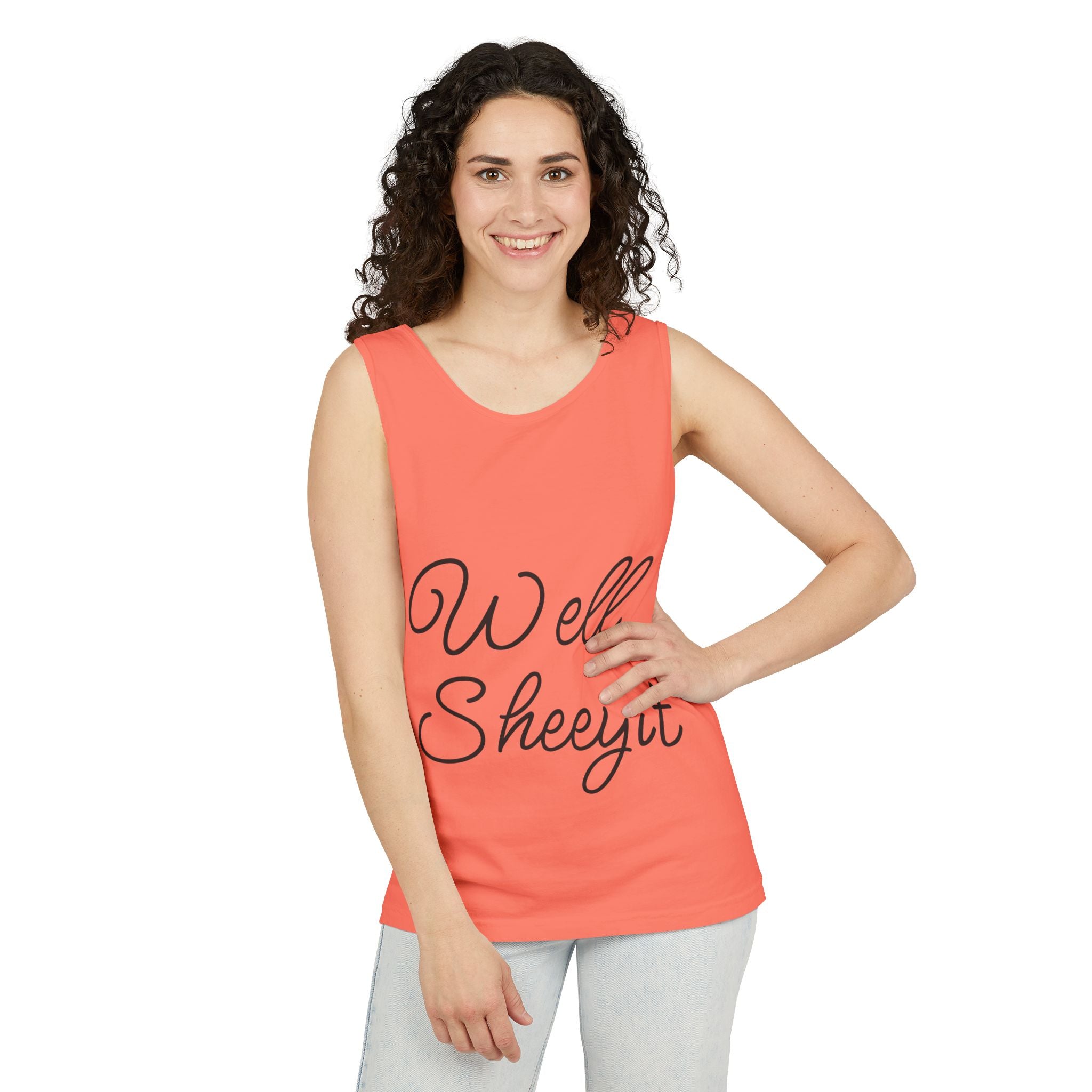 Well Sheeyit Unisex Garment-Dyed Tank Top