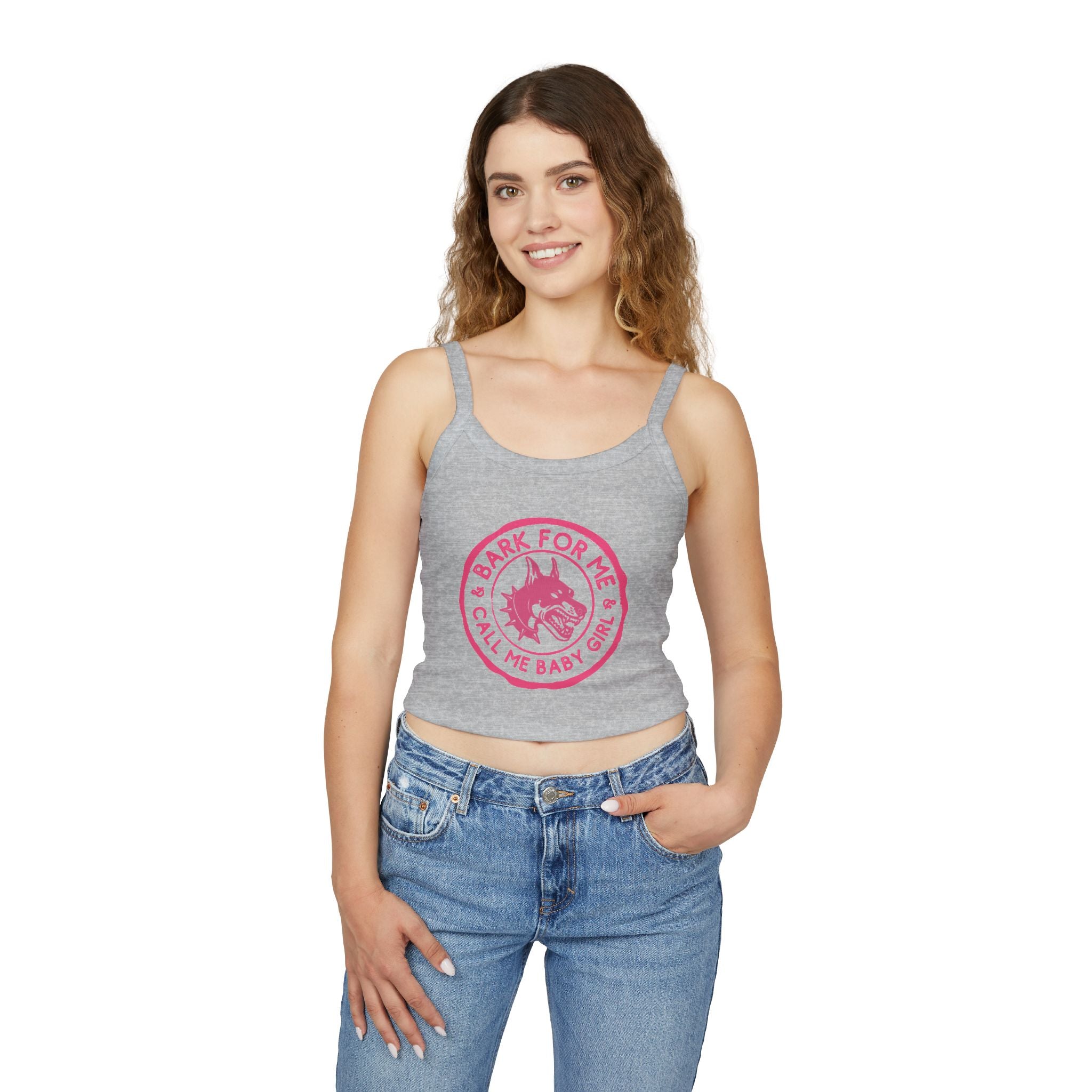 Bark for Me! Women's Spaghetti Strap Tank Top