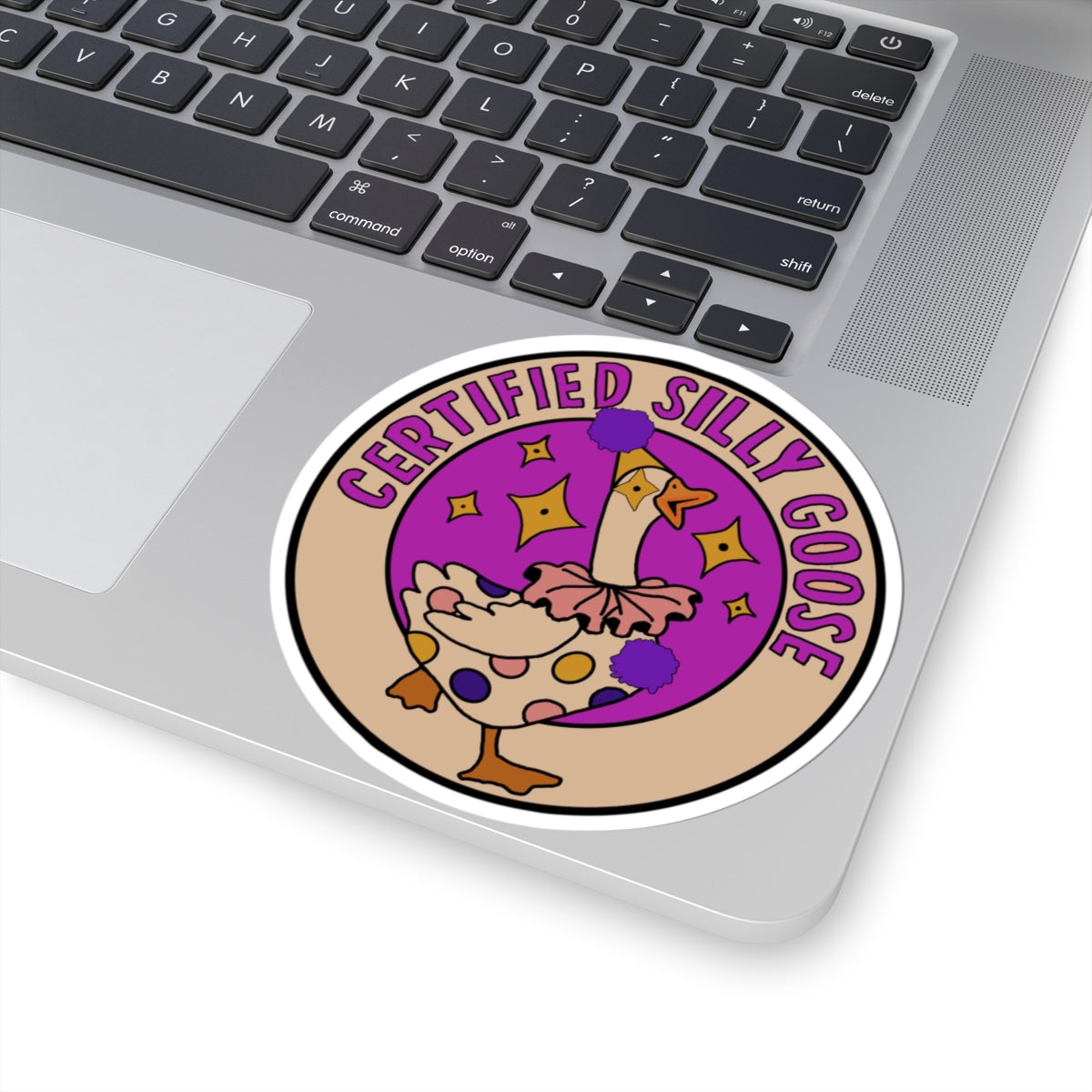 Certified Silly Goose Kiss-Cut Sticker