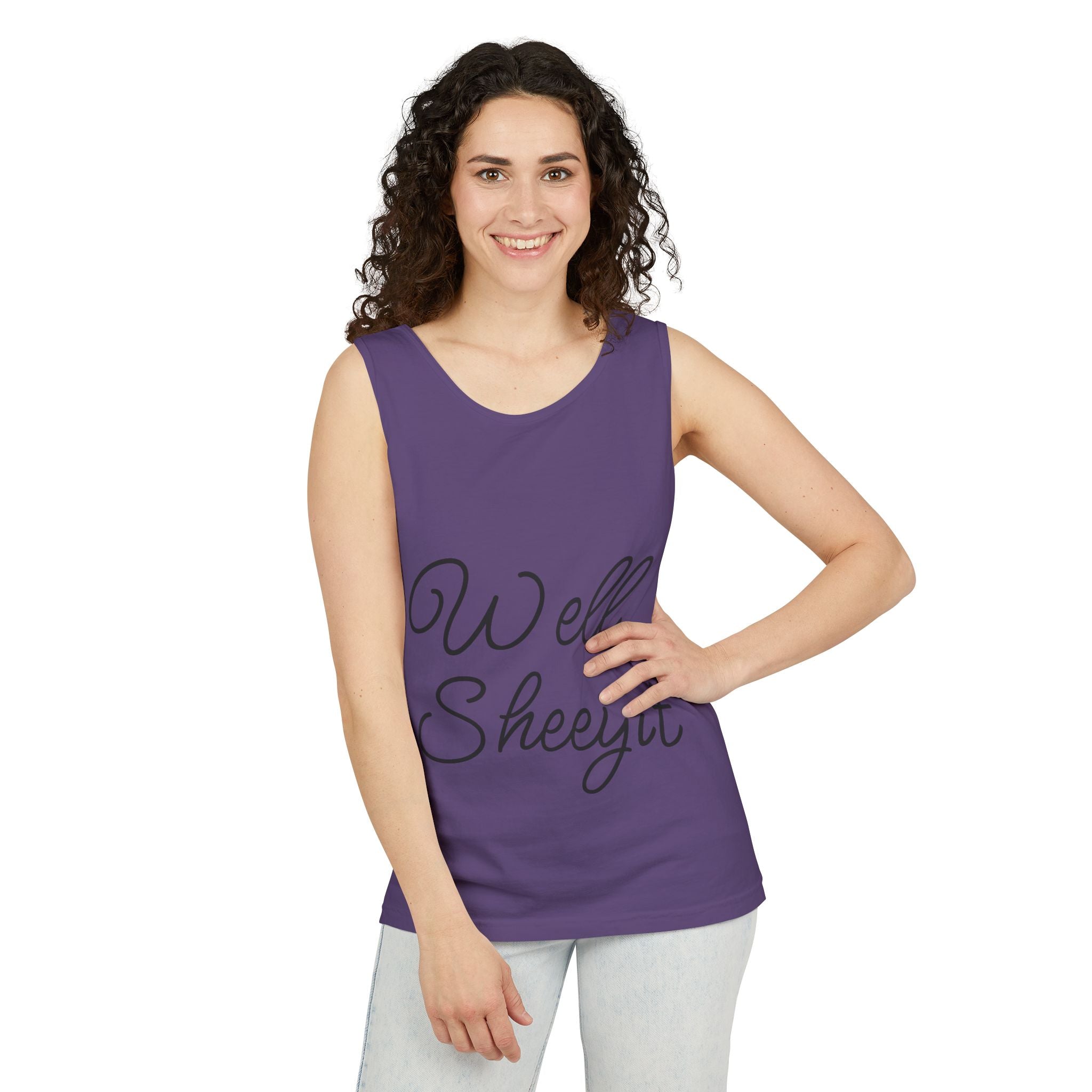 Well Sheeyit Unisex Garment-Dyed Tank Top
