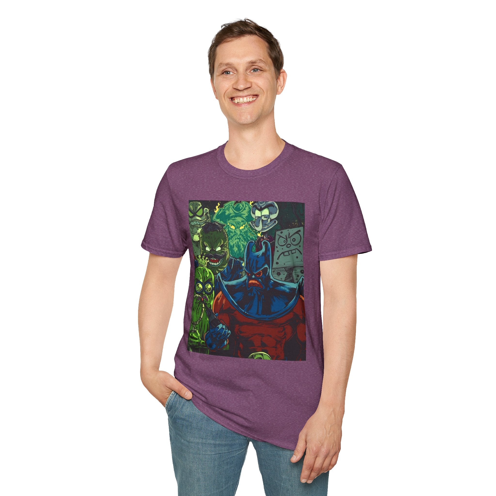 Spongebob Villains Unisex Softstyle T-Shirt