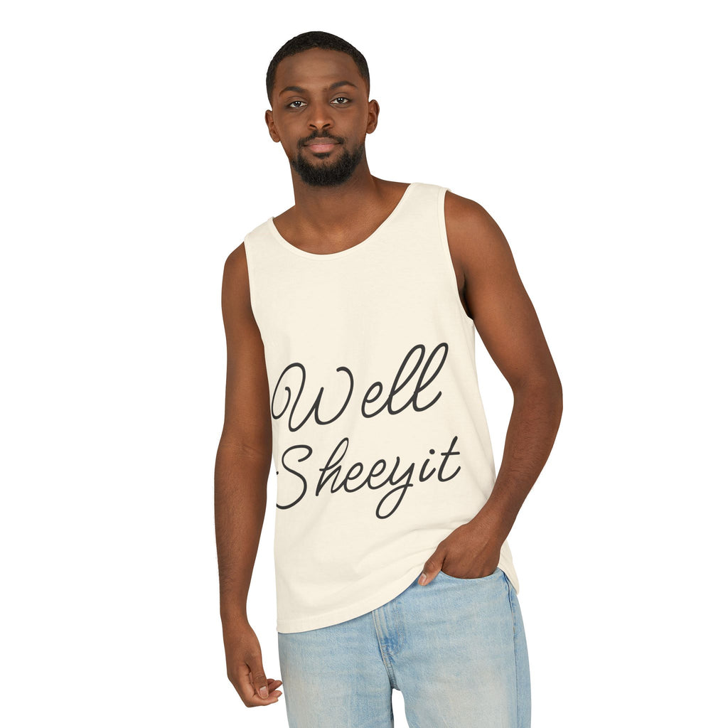 Well Sheeyit Unisex Garment-Dyed Tank Top