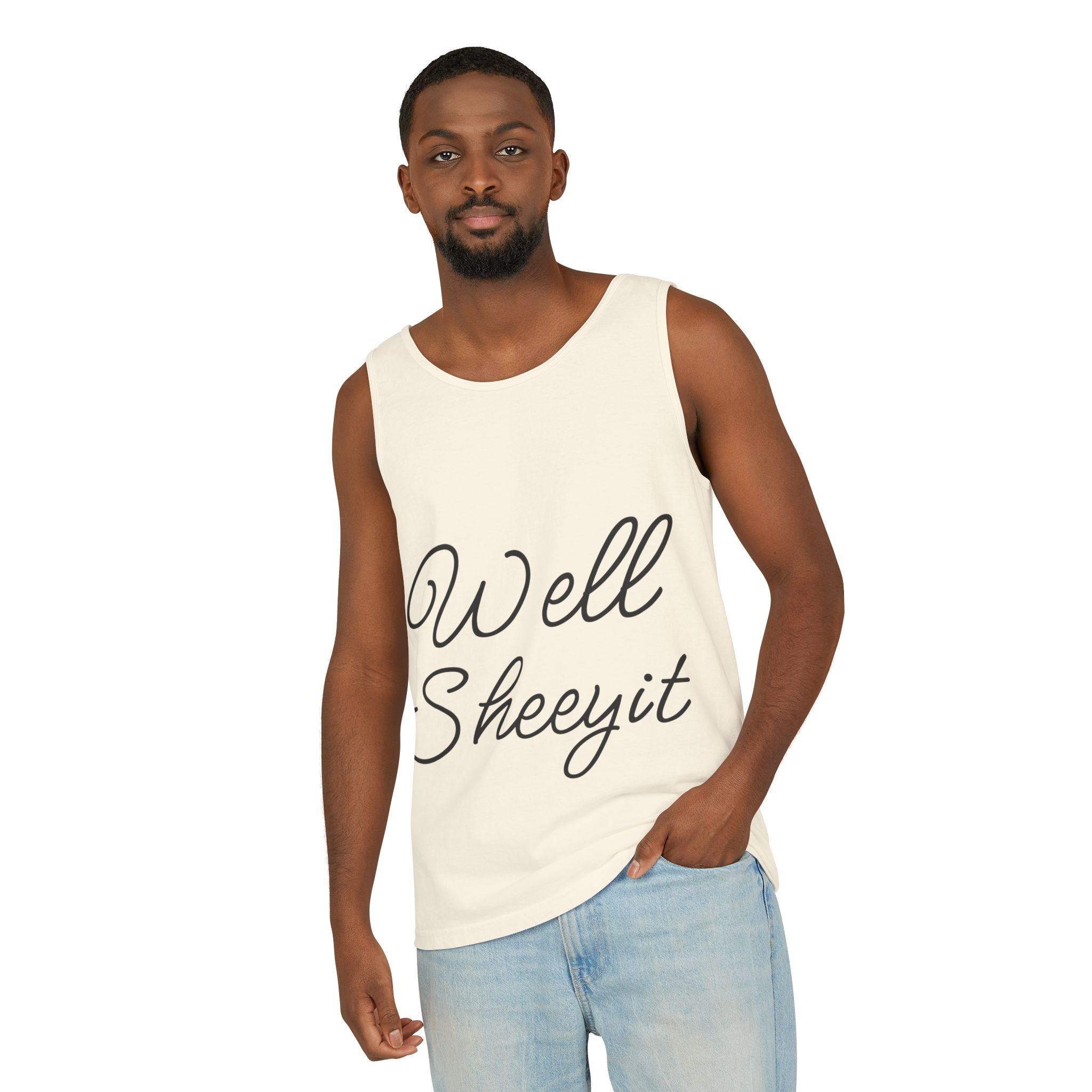 Well Sheeyit Unisex Garment-Dyed Tank Top