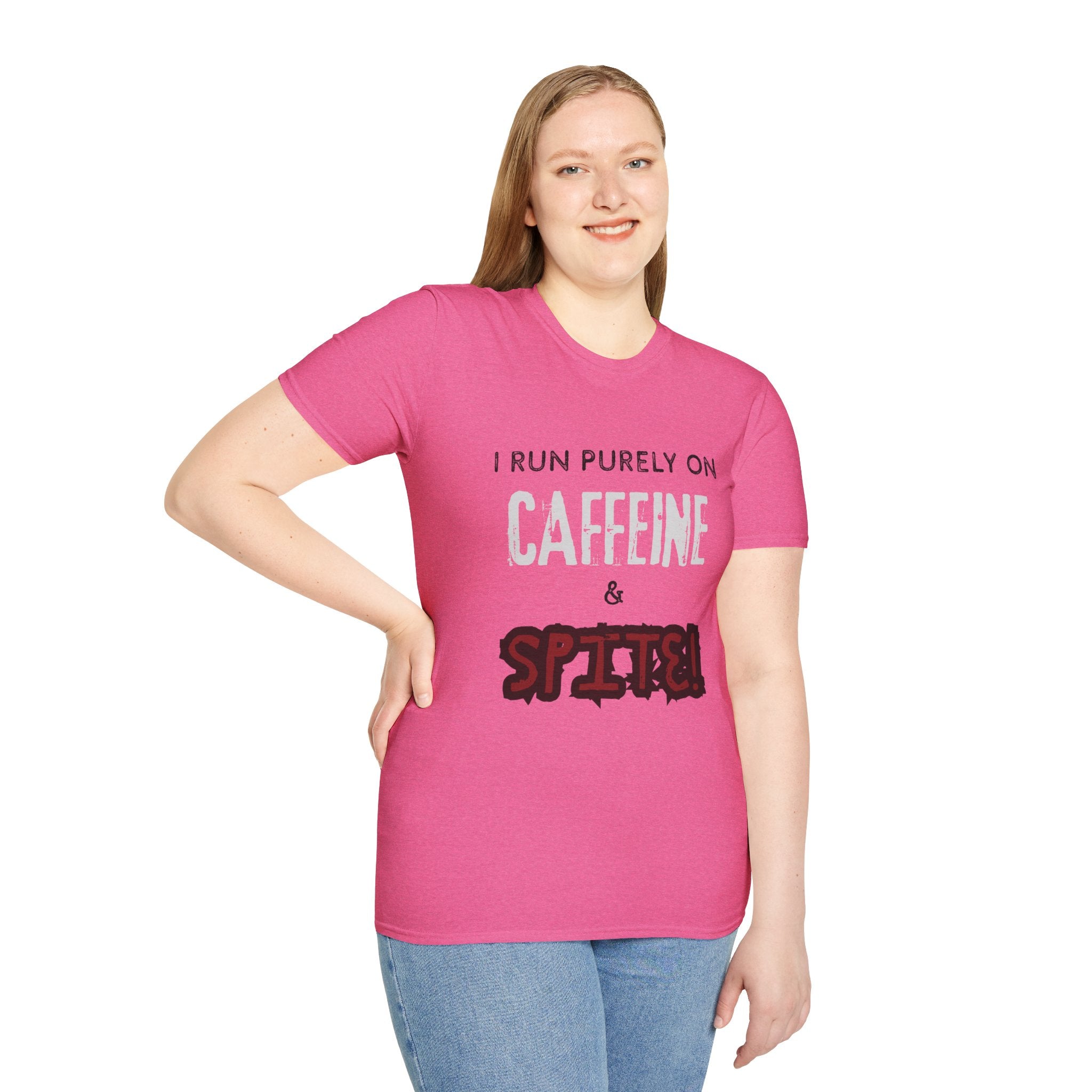 Caffeine and Spite Unisex Softstyle T-Shirt