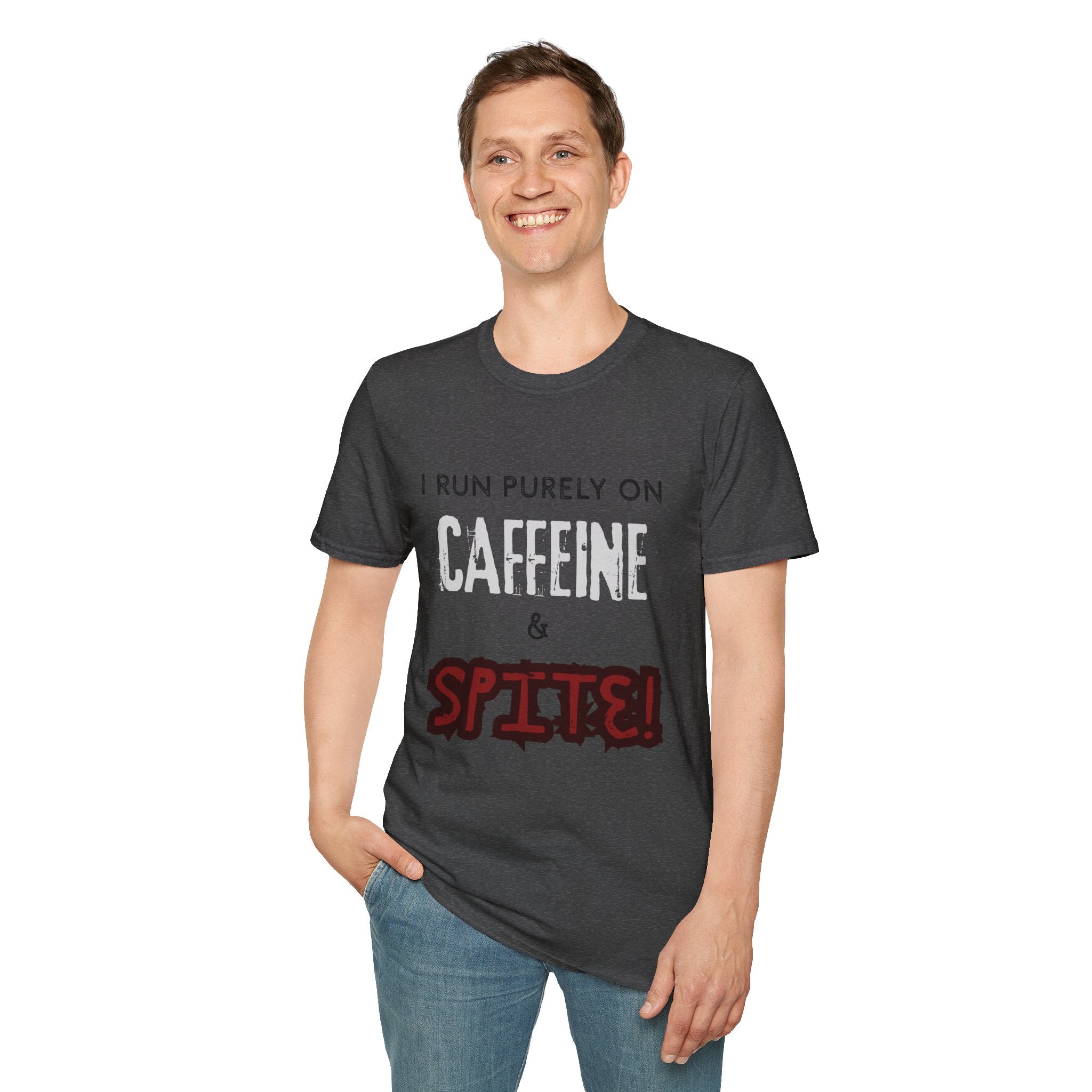 Caffeine and Spite Unisex Softstyle T-Shirt