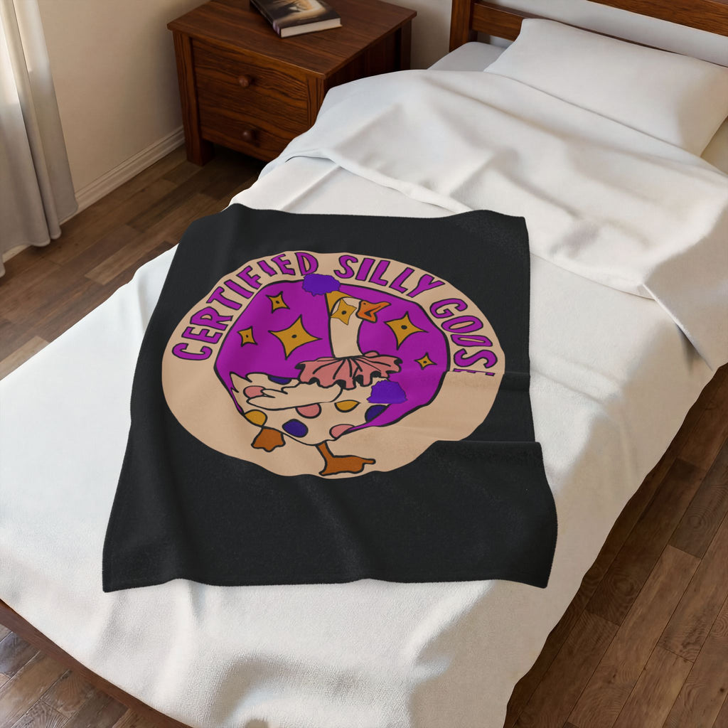 Certified Silly Goose Velveteen Plush Blanket