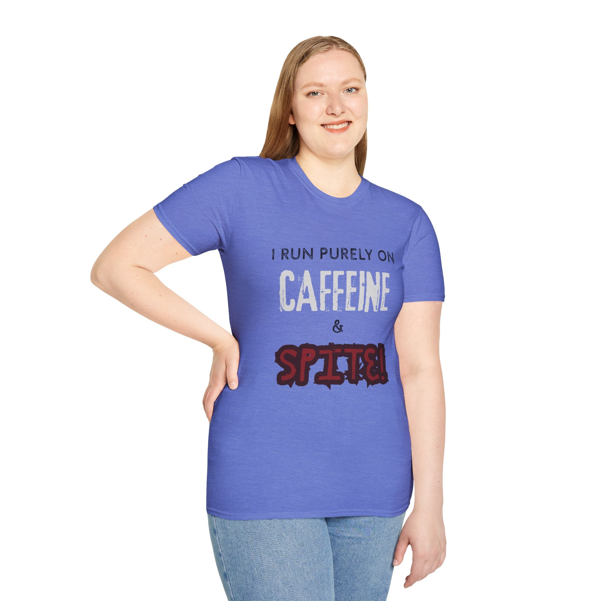 Caffeine and Spite Unisex Softstyle T-Shirt