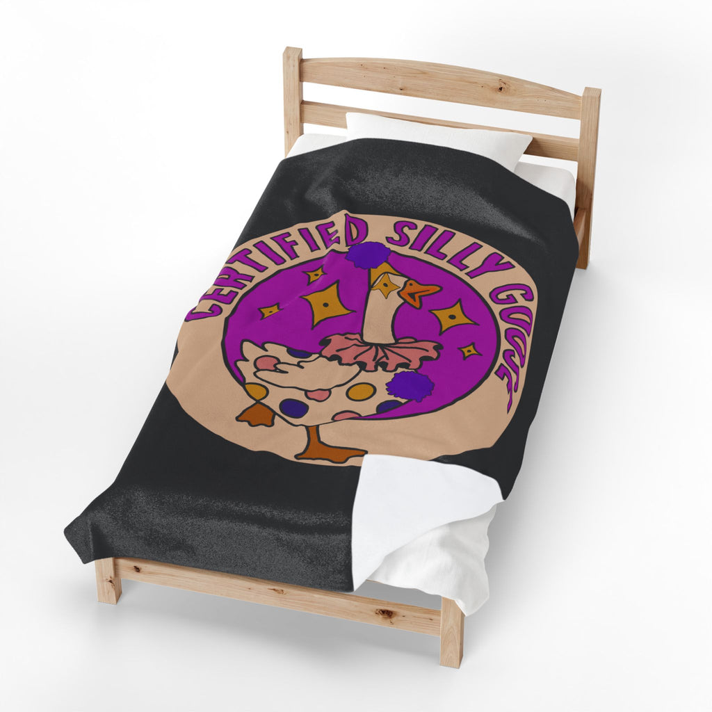 Certified Silly Goose Velveteen Plush Blanket