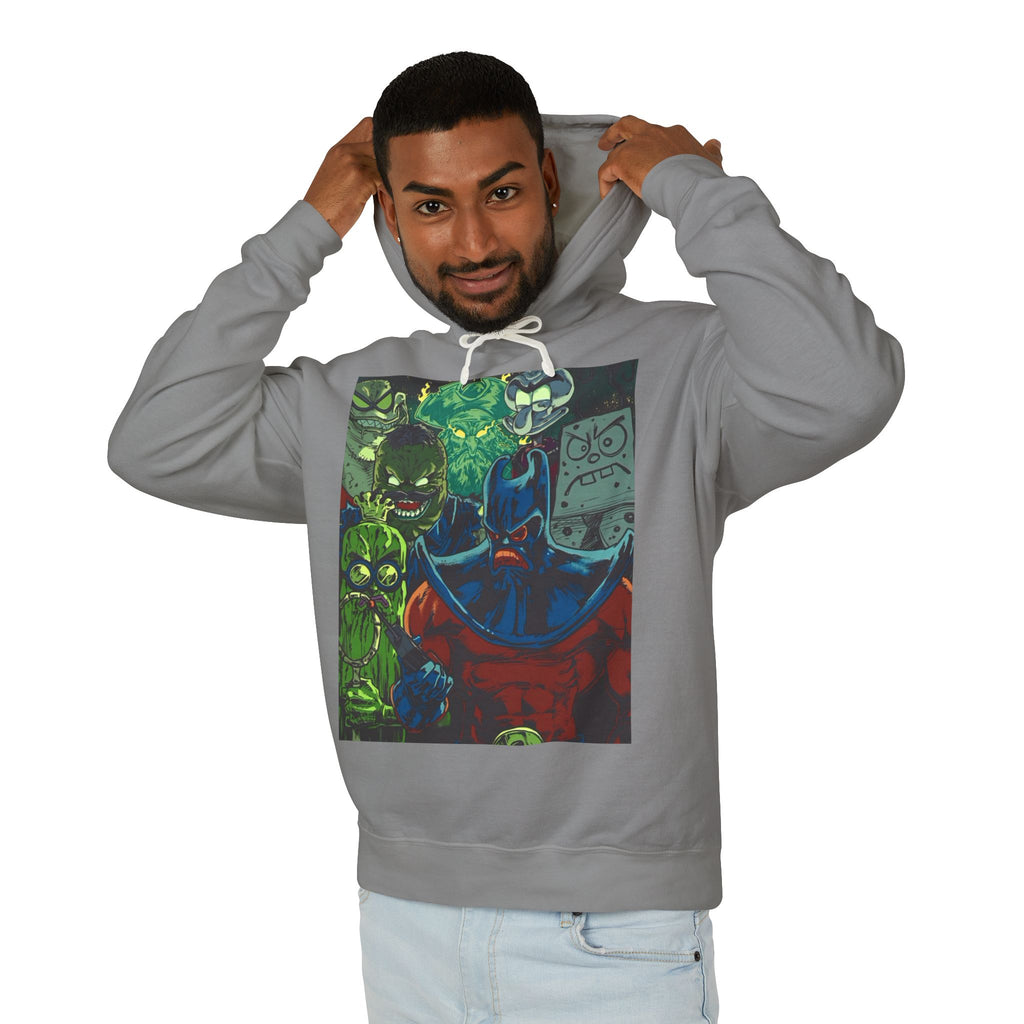 Spongebob Villains Unisex Lightweight Hooded Sweatshirt