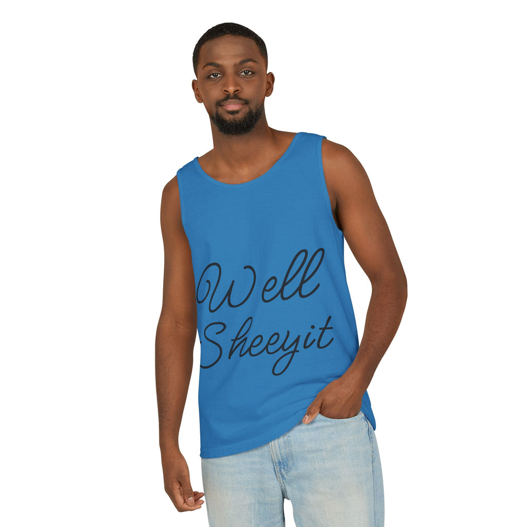 Well Sheeyit Unisex Garment-Dyed Tank Top