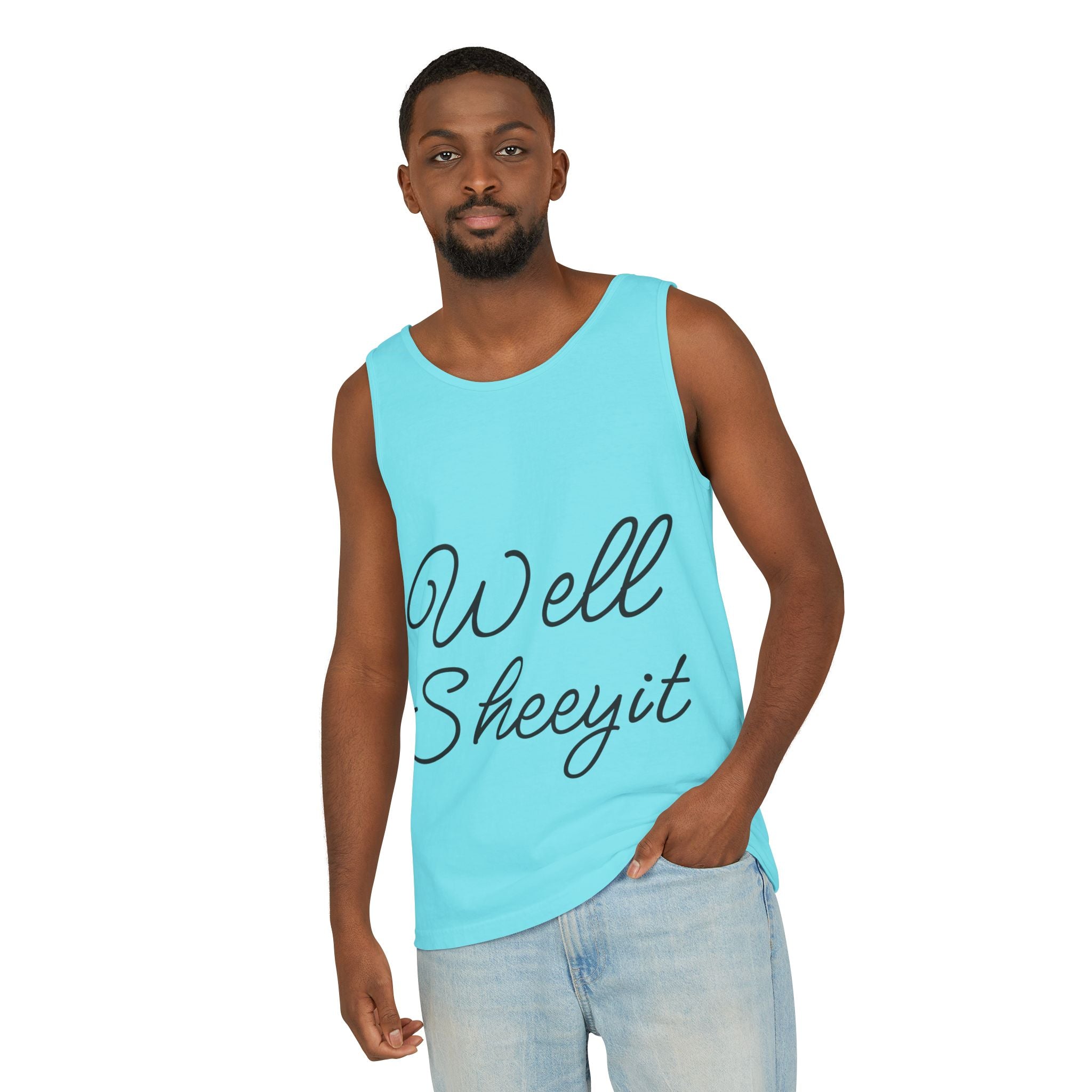Well Sheeyit Unisex Garment-Dyed Tank Top