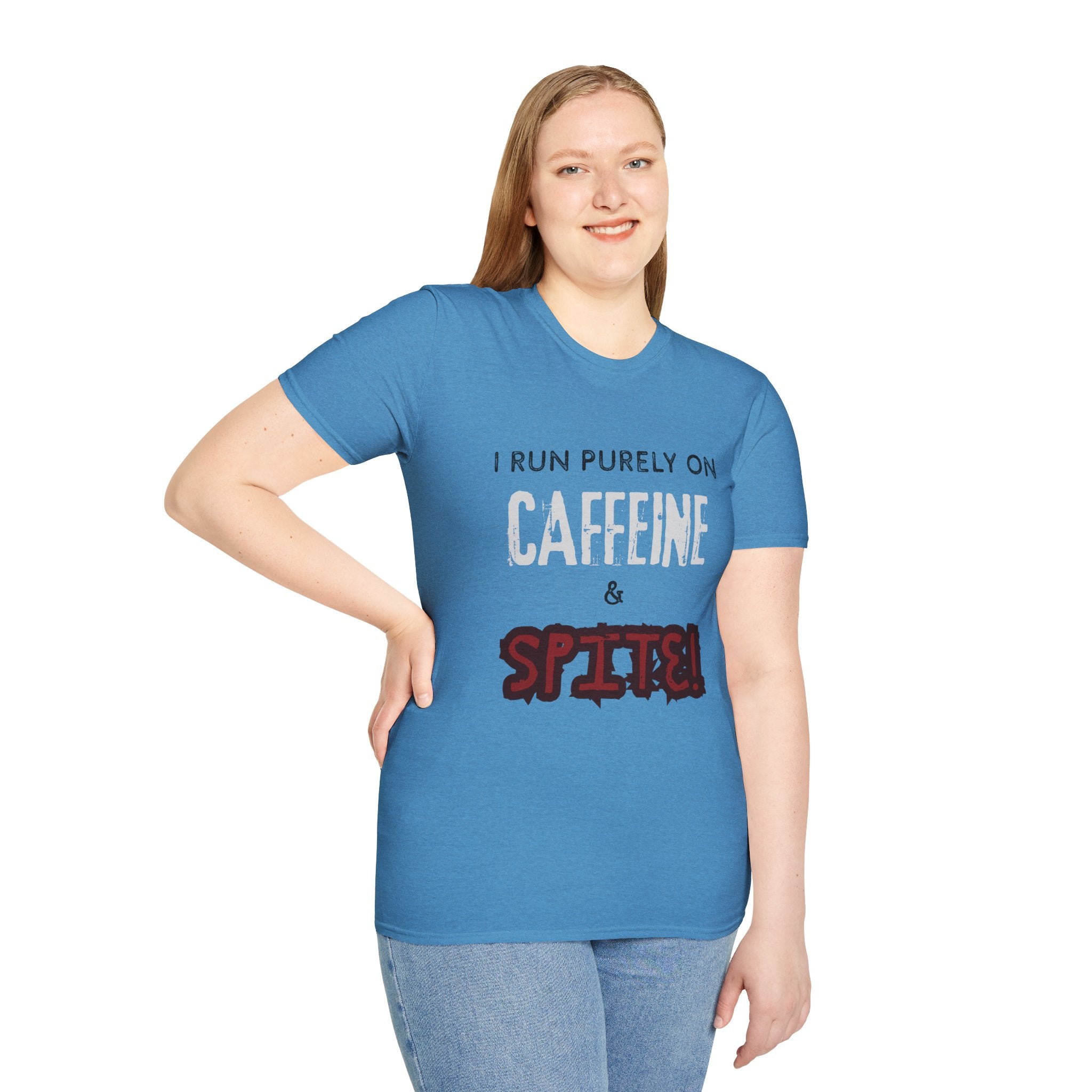 Caffeine and Spite Unisex Softstyle T-Shirt