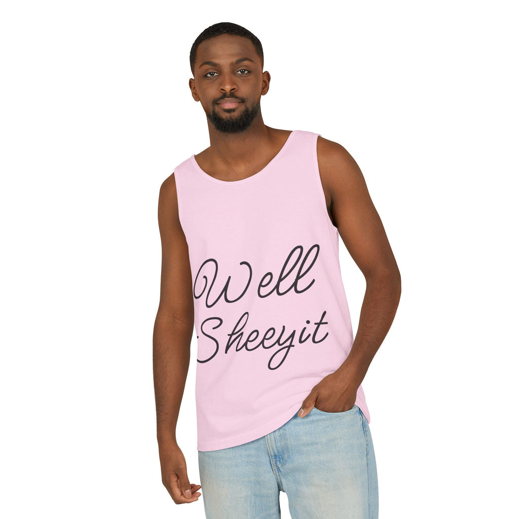 Well Sheeyit Unisex Garment-Dyed Tank Top