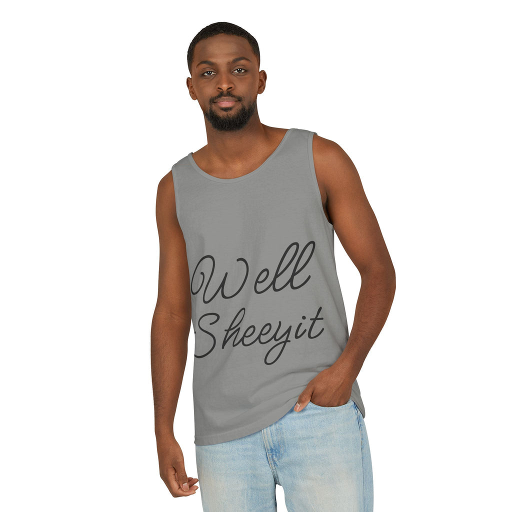 Well Sheeyit Unisex Garment-Dyed Tank Top