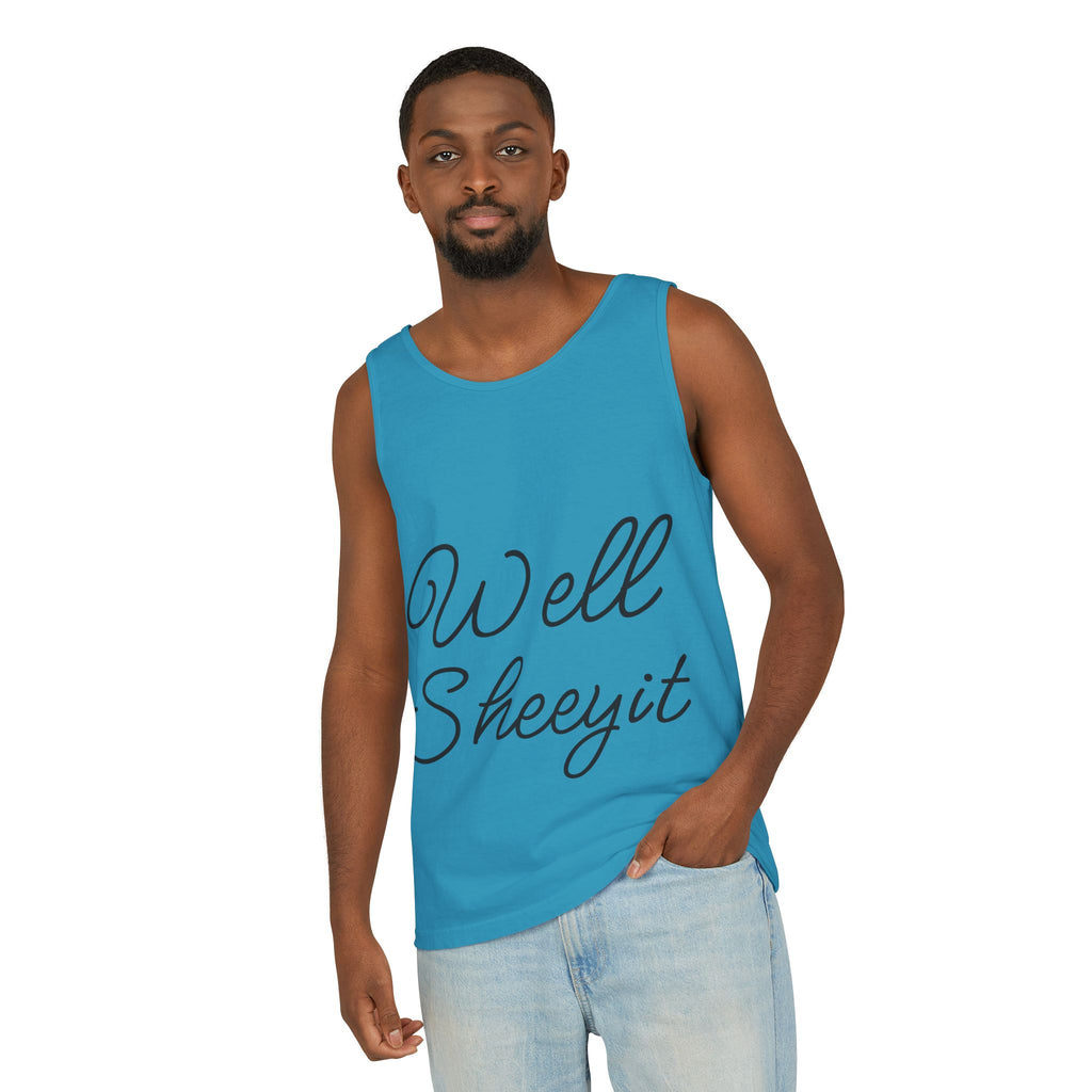Well Sheeyit Unisex Garment-Dyed Tank Top