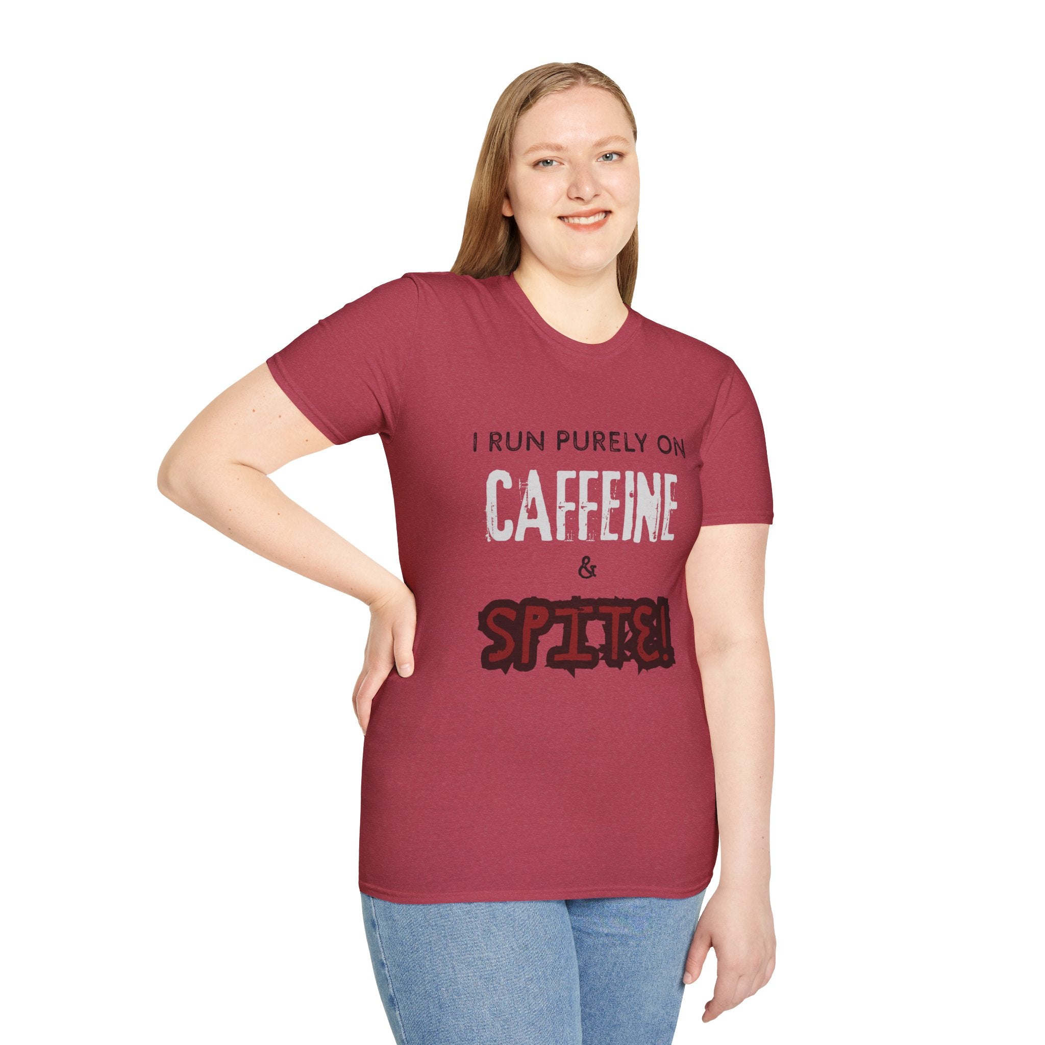 Caffeine and Spite Unisex Softstyle T-Shirt