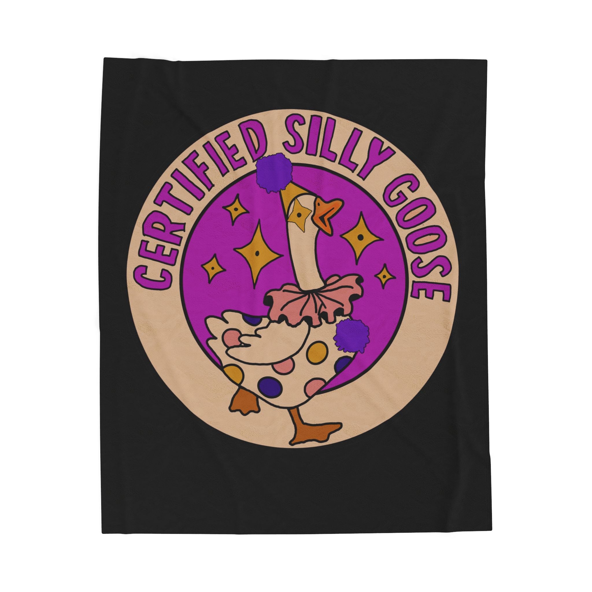 Certified Silly Goose Velveteen Plush Blanket