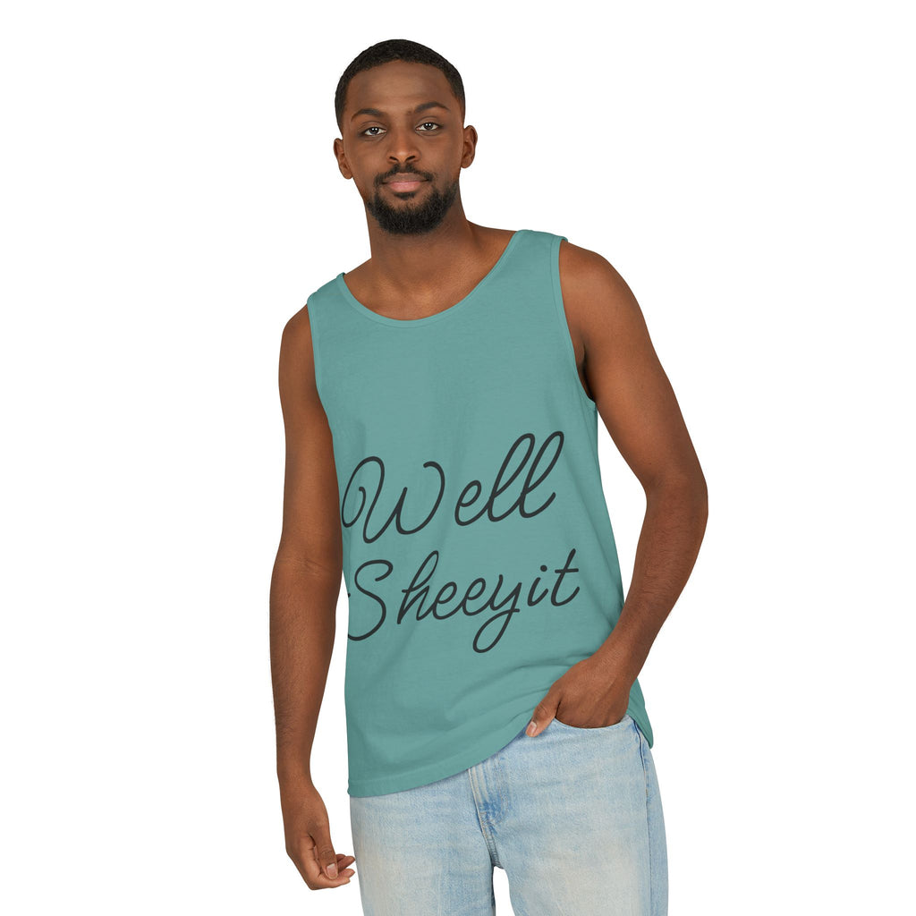 Well Sheeyit Unisex Garment-Dyed Tank Top