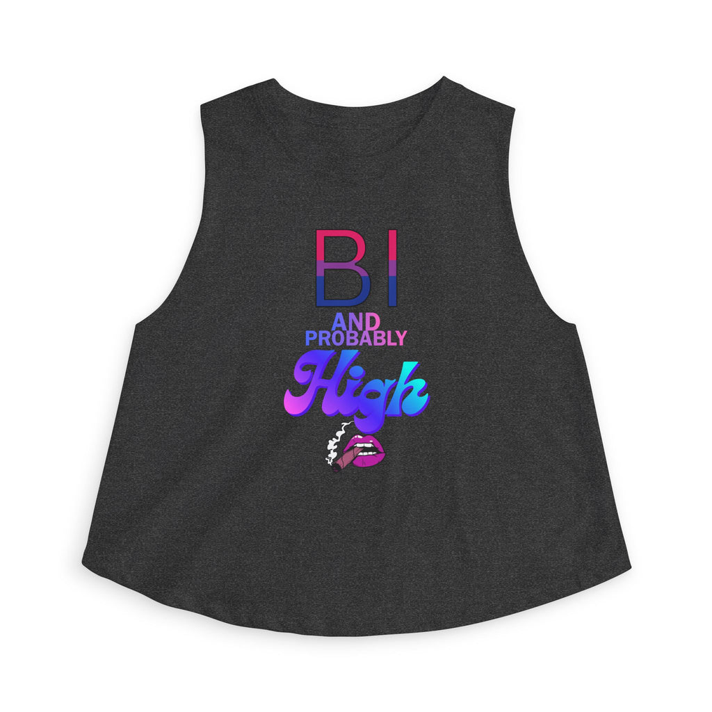 Bi and Probably High Women's Crop Top