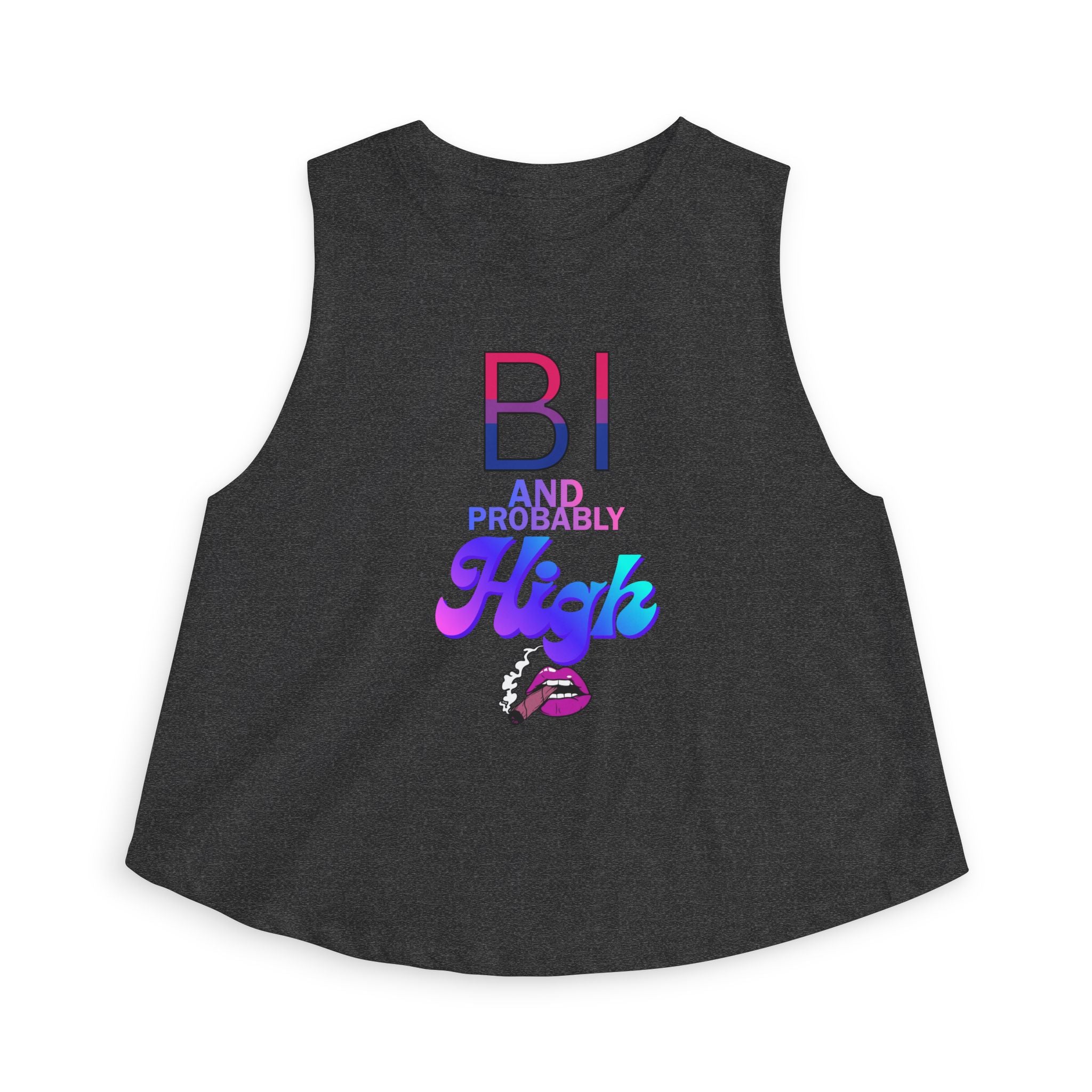 Bi and Probably High Women's Crop Top