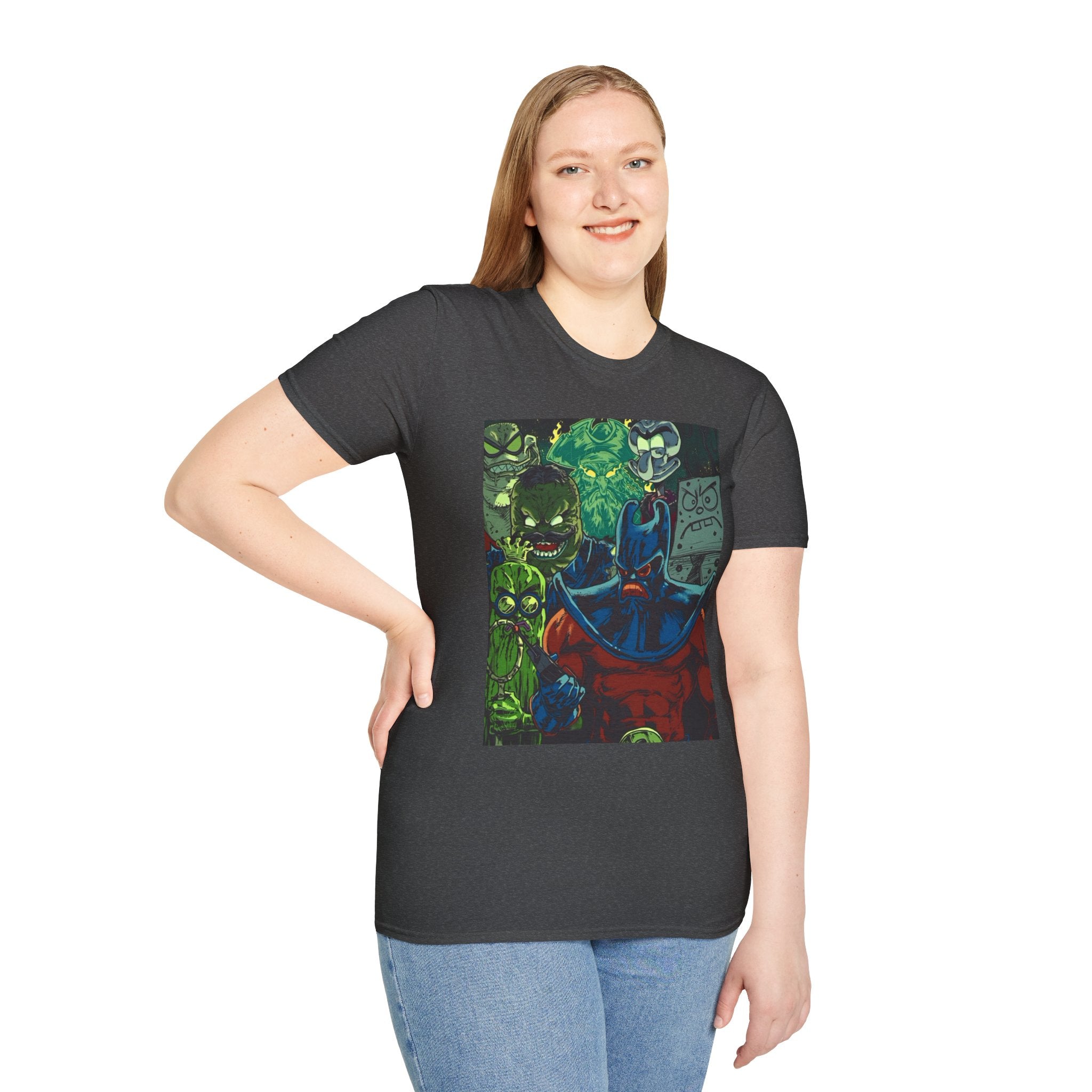 Spongebob Villains Unisex Softstyle T-Shirt