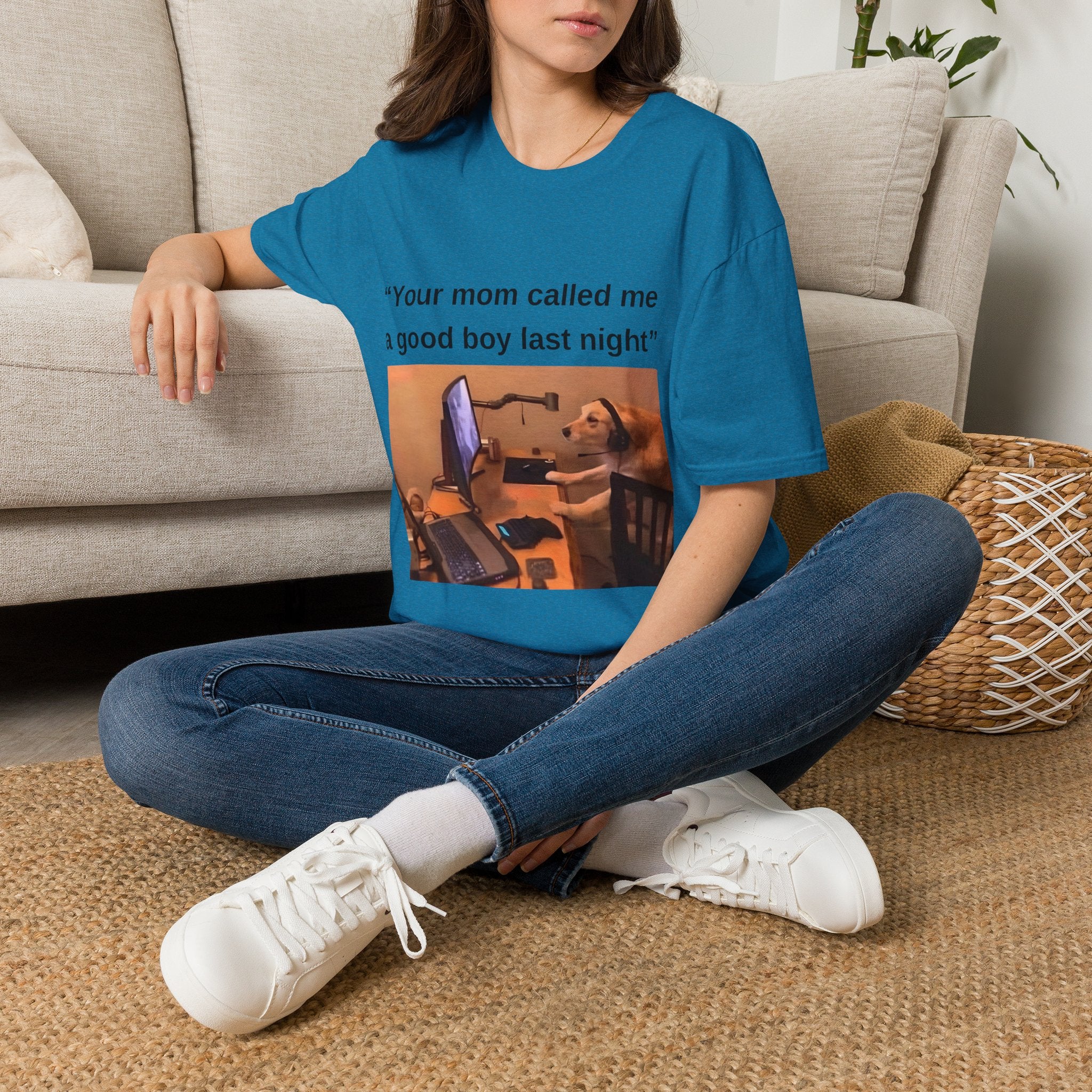 Your Mom Called Me A Good Boy Unisex Softstyle T-Shirt