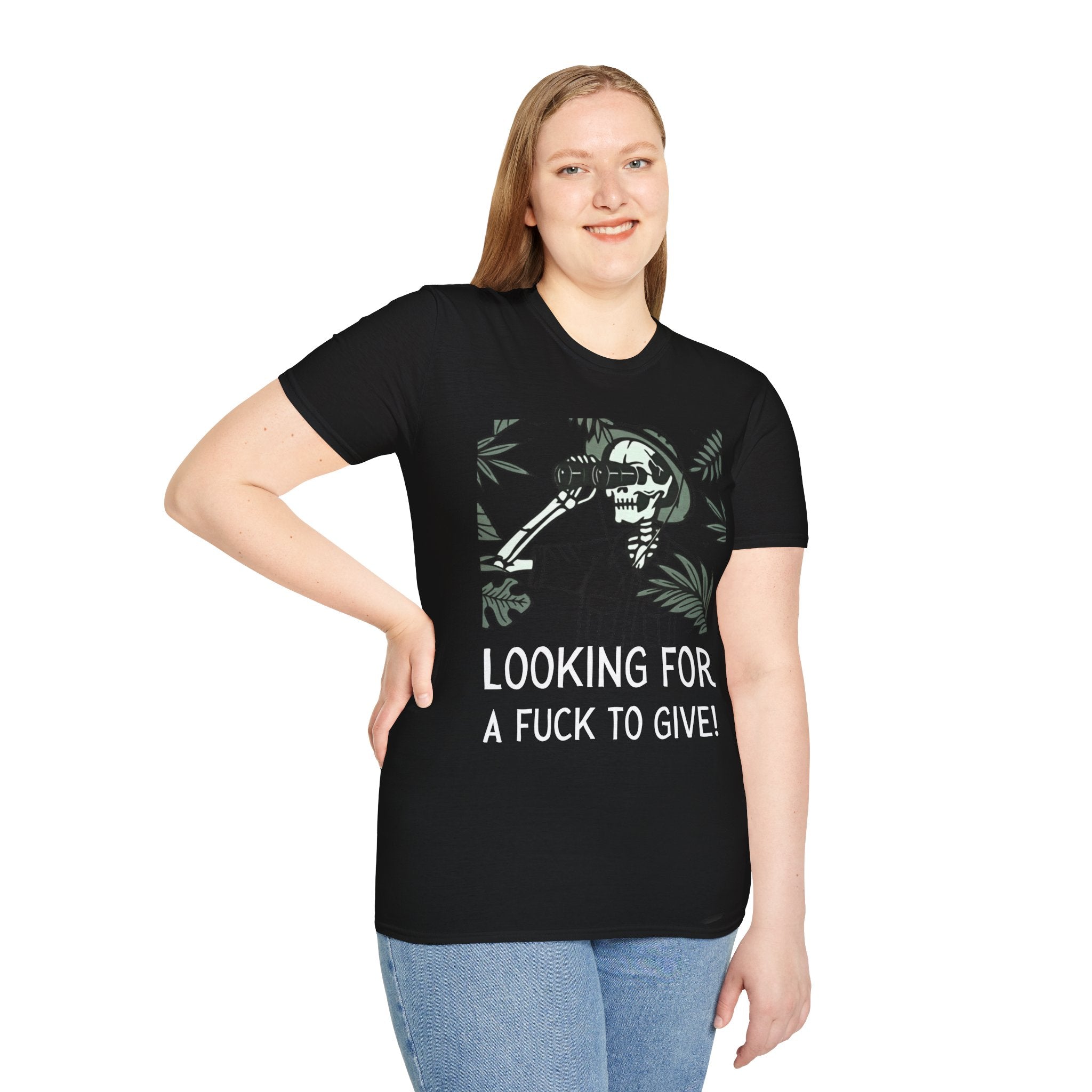 Looking for a F*ck to give Unisex Softstyle T-Shirt