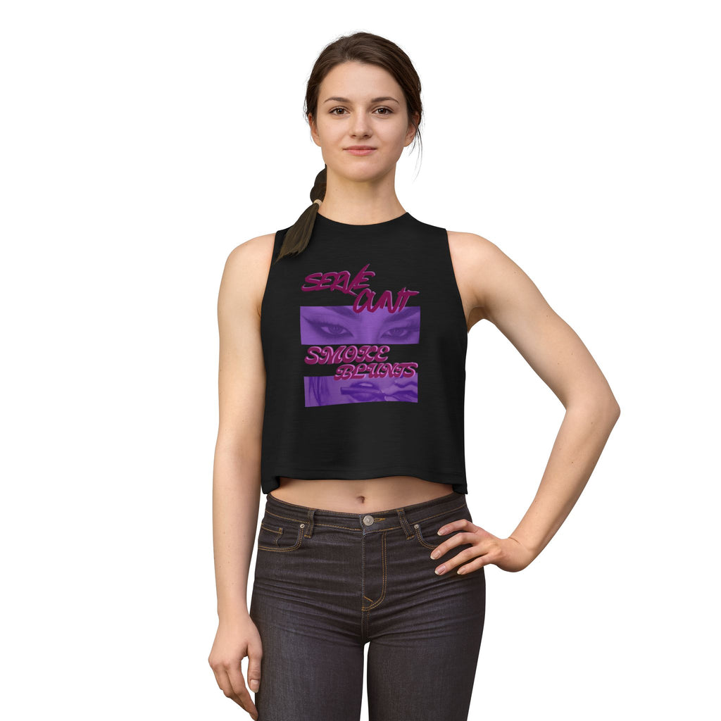 Serve C*nt and Smoke Blunts Women's Crop Top