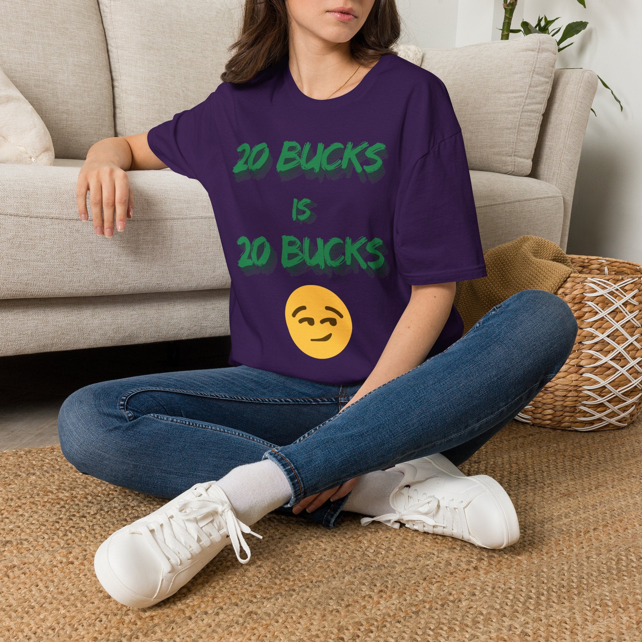 20 bucks is 20 bucks Unisex Softstyle T-Shirt
