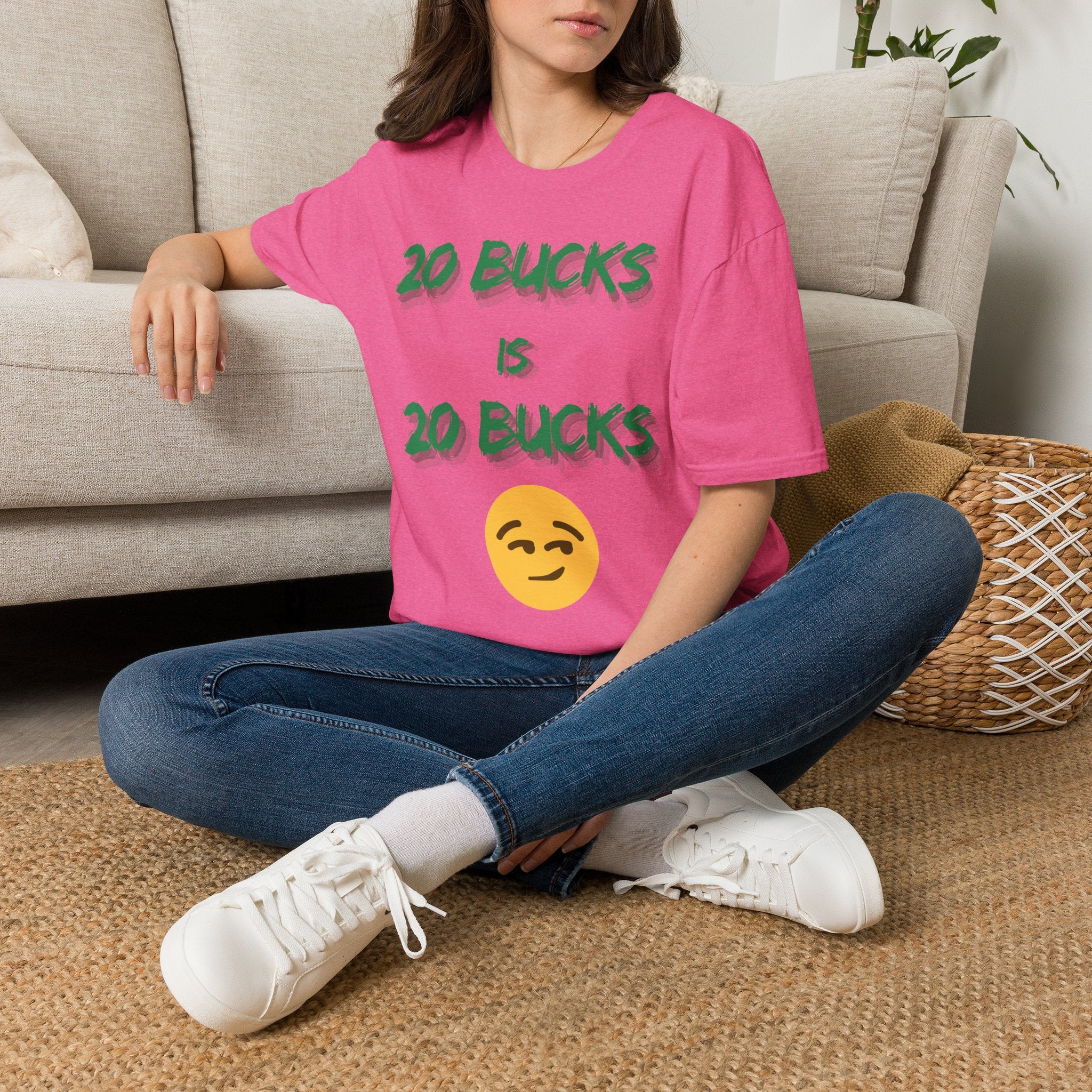 20 bucks is 20 bucks Unisex Softstyle T-Shirt