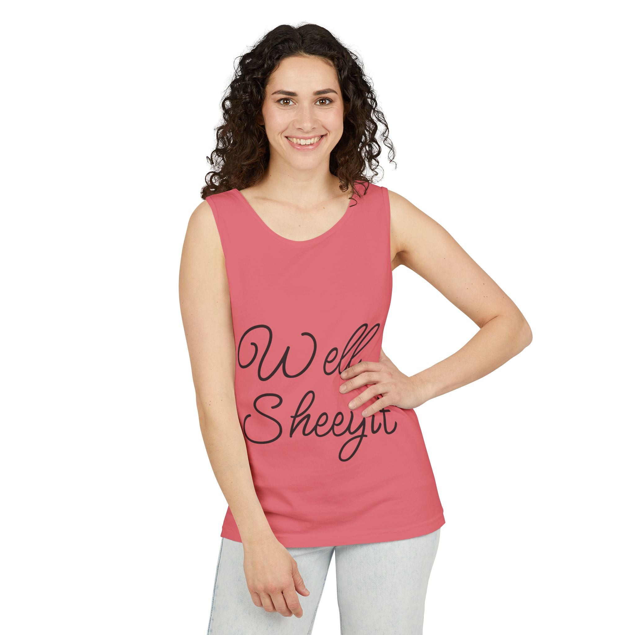 Well Sheeyit Unisex Garment-Dyed Tank Top