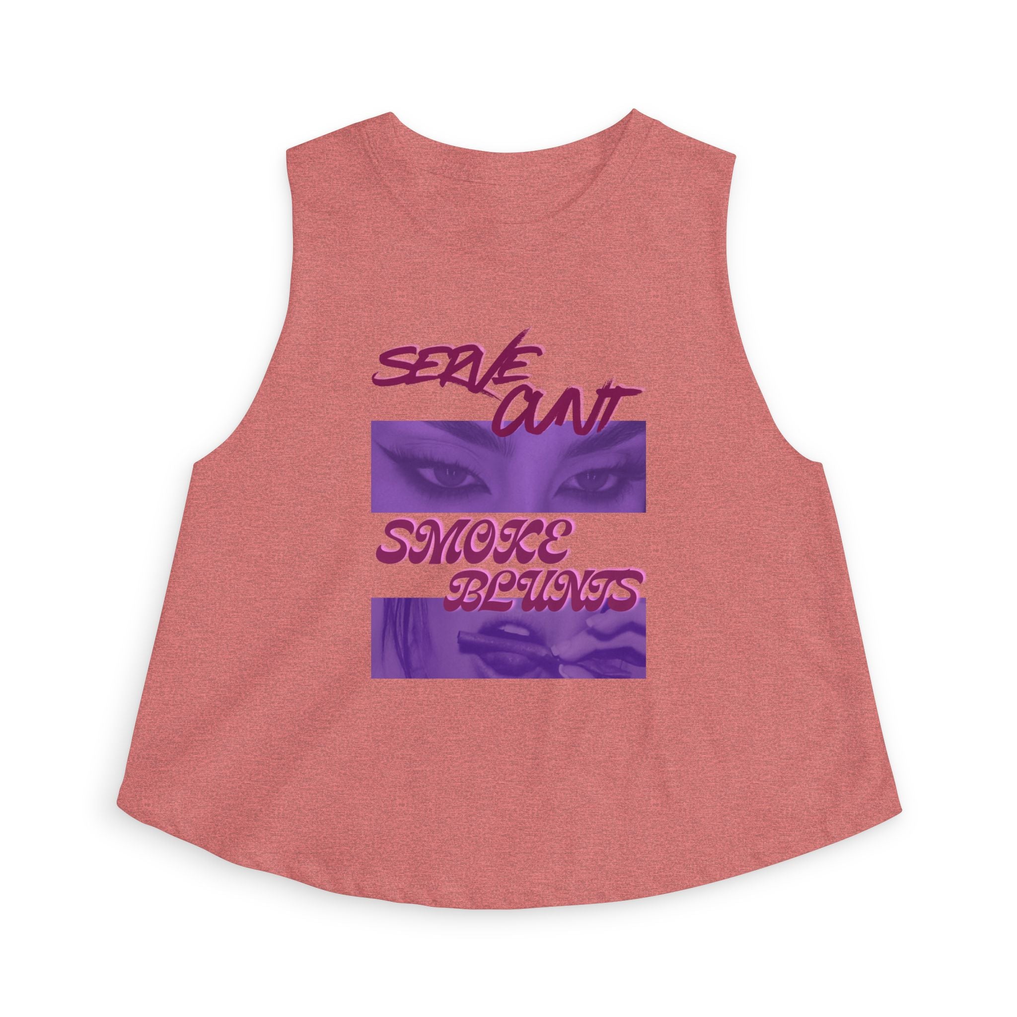 Serve C*nt and Smoke Blunts Women's Crop Top